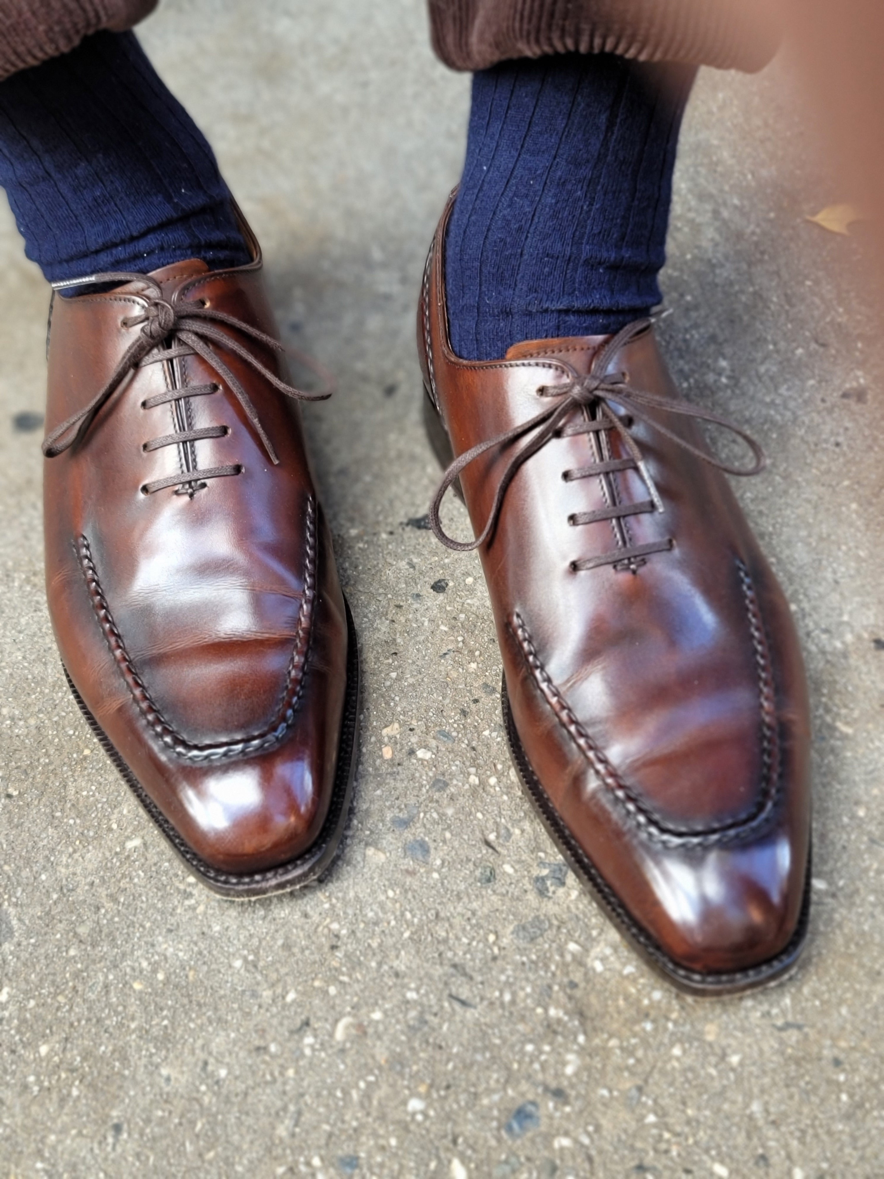 Whittier - MTO - Shaded Brown Calf - LPB Last - Single Leather Sole
