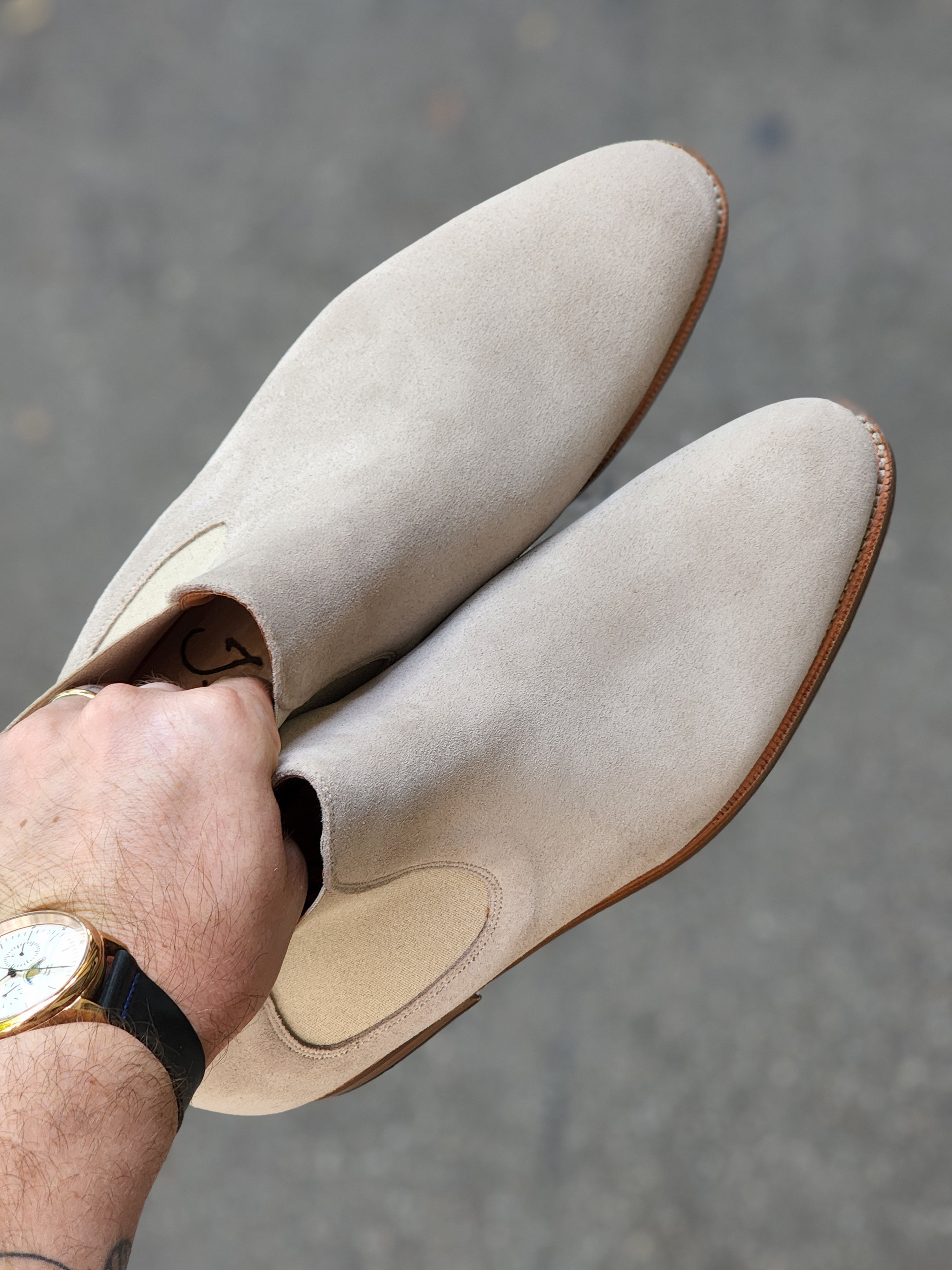 Alki - Oatmeal Suede