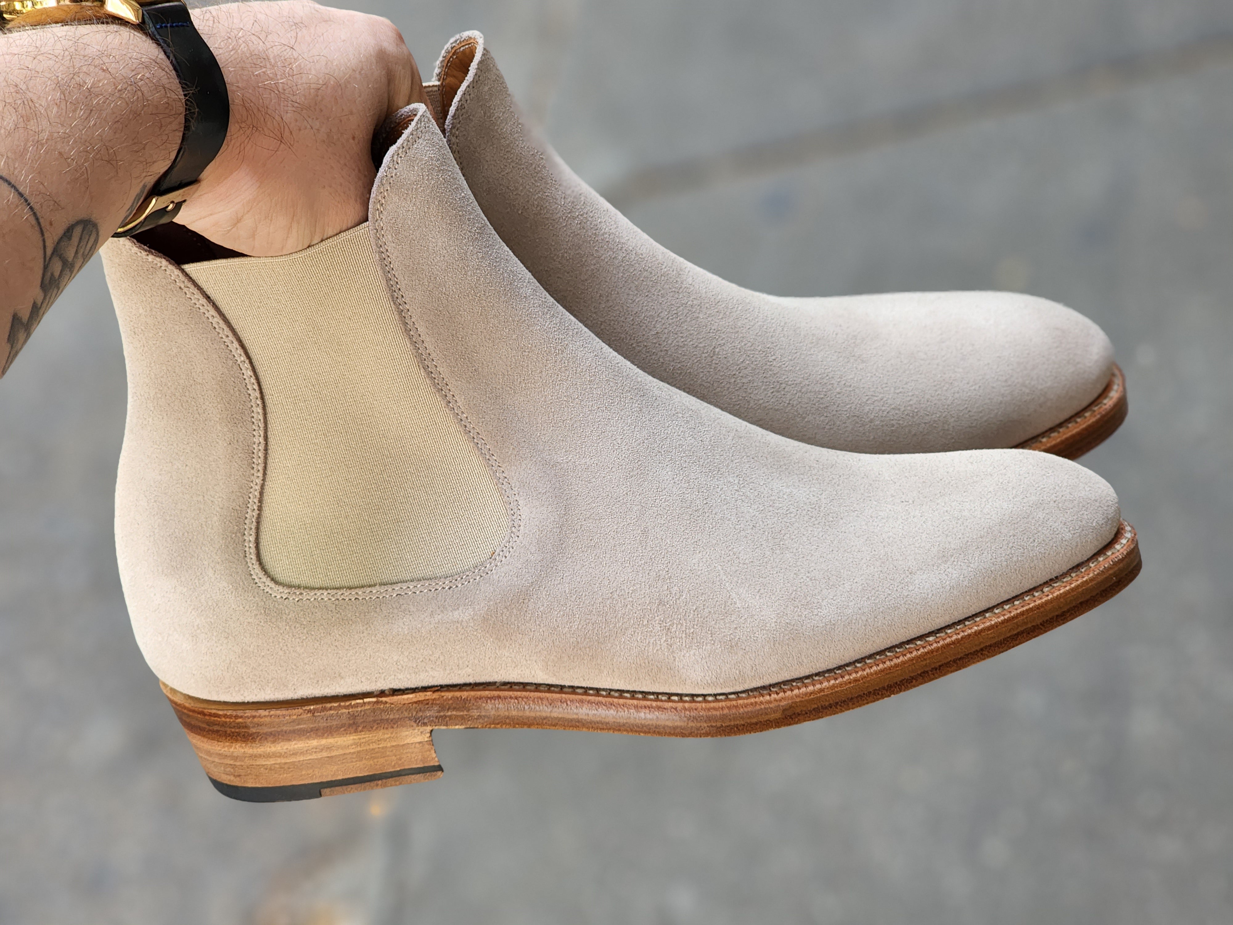 Alki - Oatmeal Suede