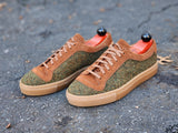 Woodinville - Forest Green Medley Tweed / Cumin Suede