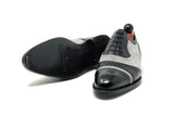 Phillips - MTO - Black Calf / Light Grey Suede - NGT Last - Single Leather Sole