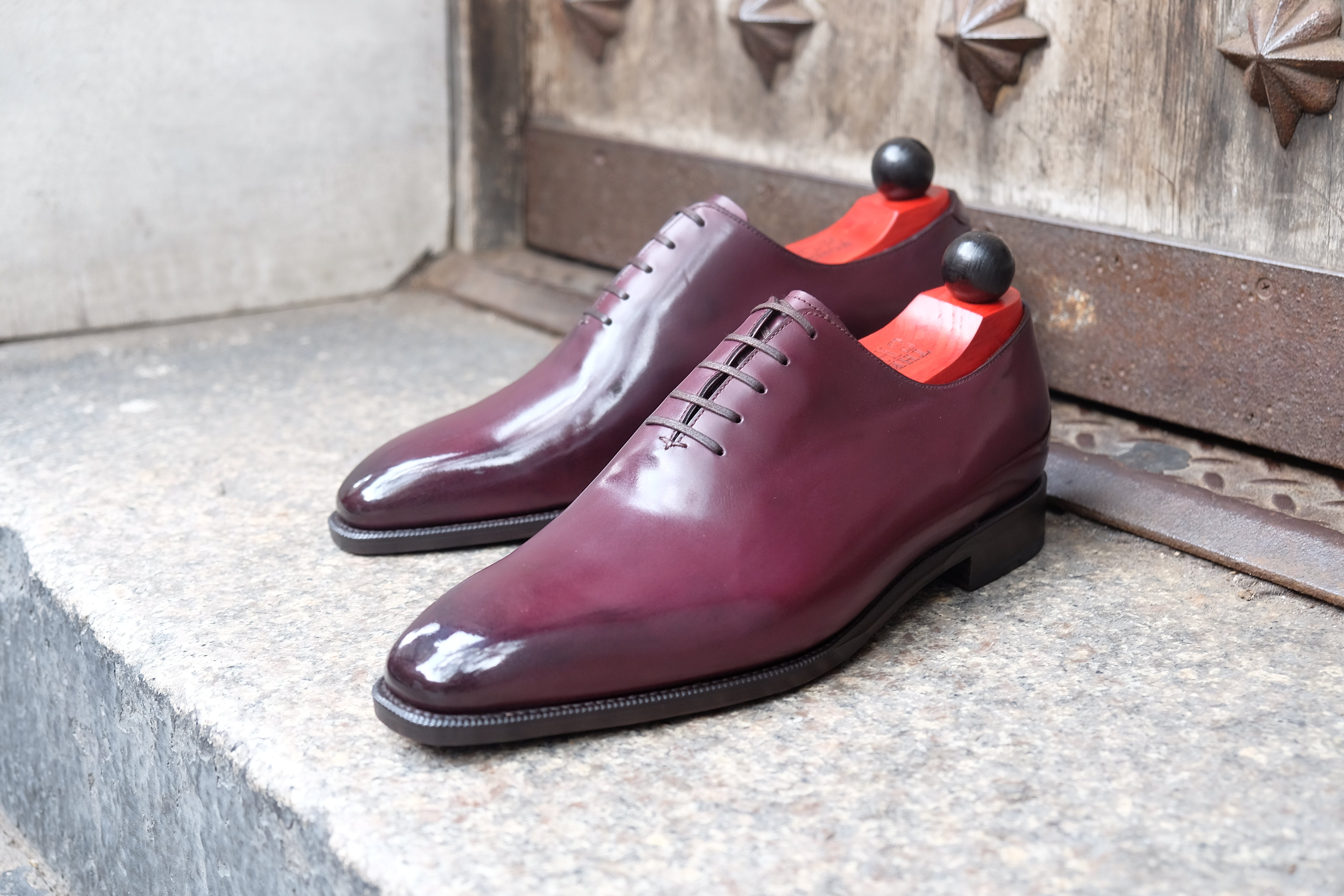 Skyway - MTO - Mulberry Calf - LPB Last - Single Leather Sole