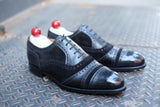 Phillips - MTO - Black Calf / Black Suede - NGT Last - Single Leather Sole