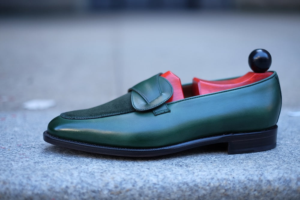 Meridian - MTO - Forest Green Calf / Forest Green Suede - TMG Last - Single Leather Sole