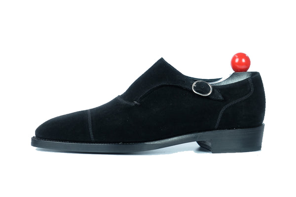 Fauntleroy - MTO - Black Suede - MGF Last - Double Leather Sole