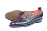 Kingston - MTO - Dark Brown Museum Calf / Brown Poulsbo - NGT Last - Single Leather Sole