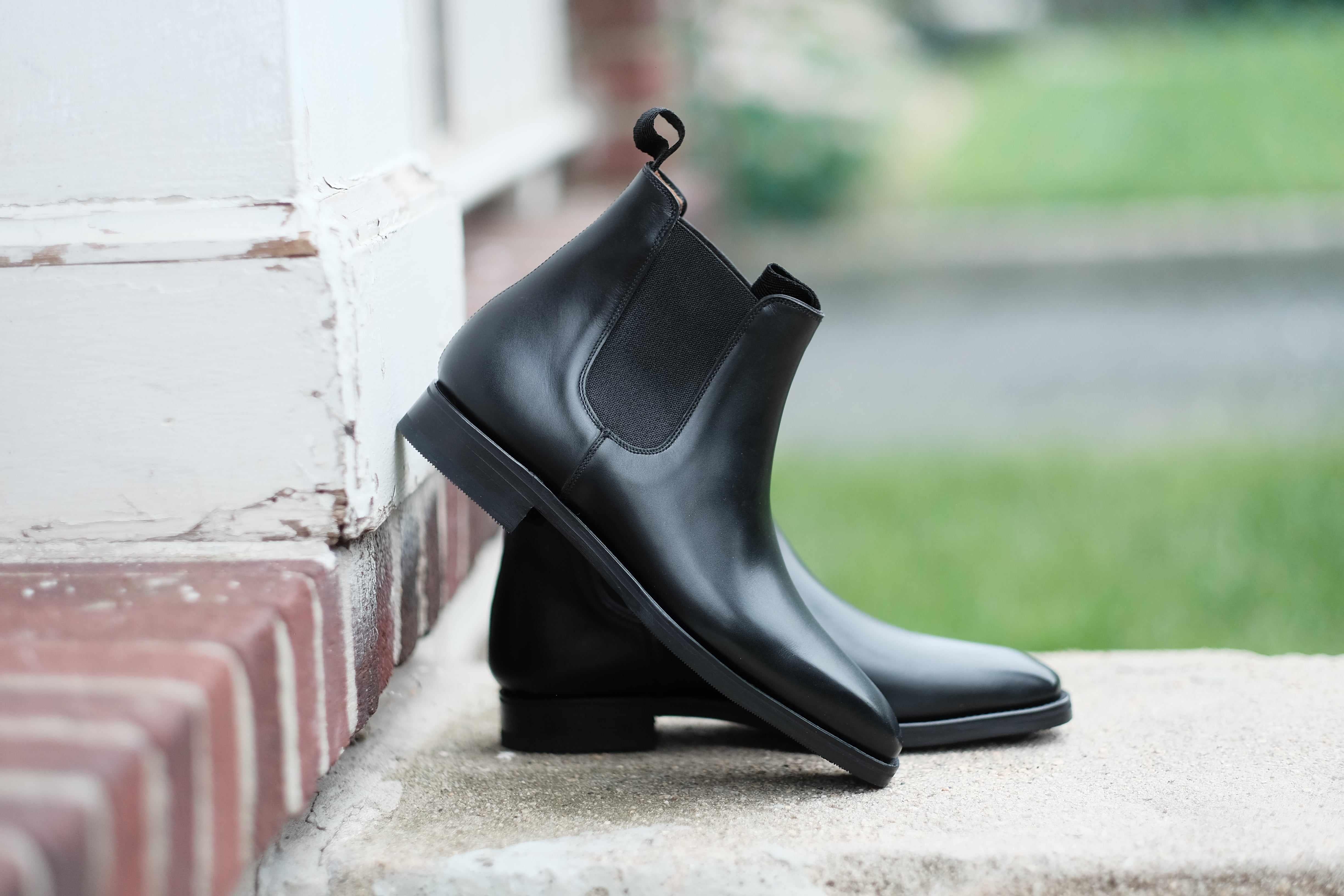 Alder - Black Calf-Chelsea Boots-J.FitzPatrick Footwear