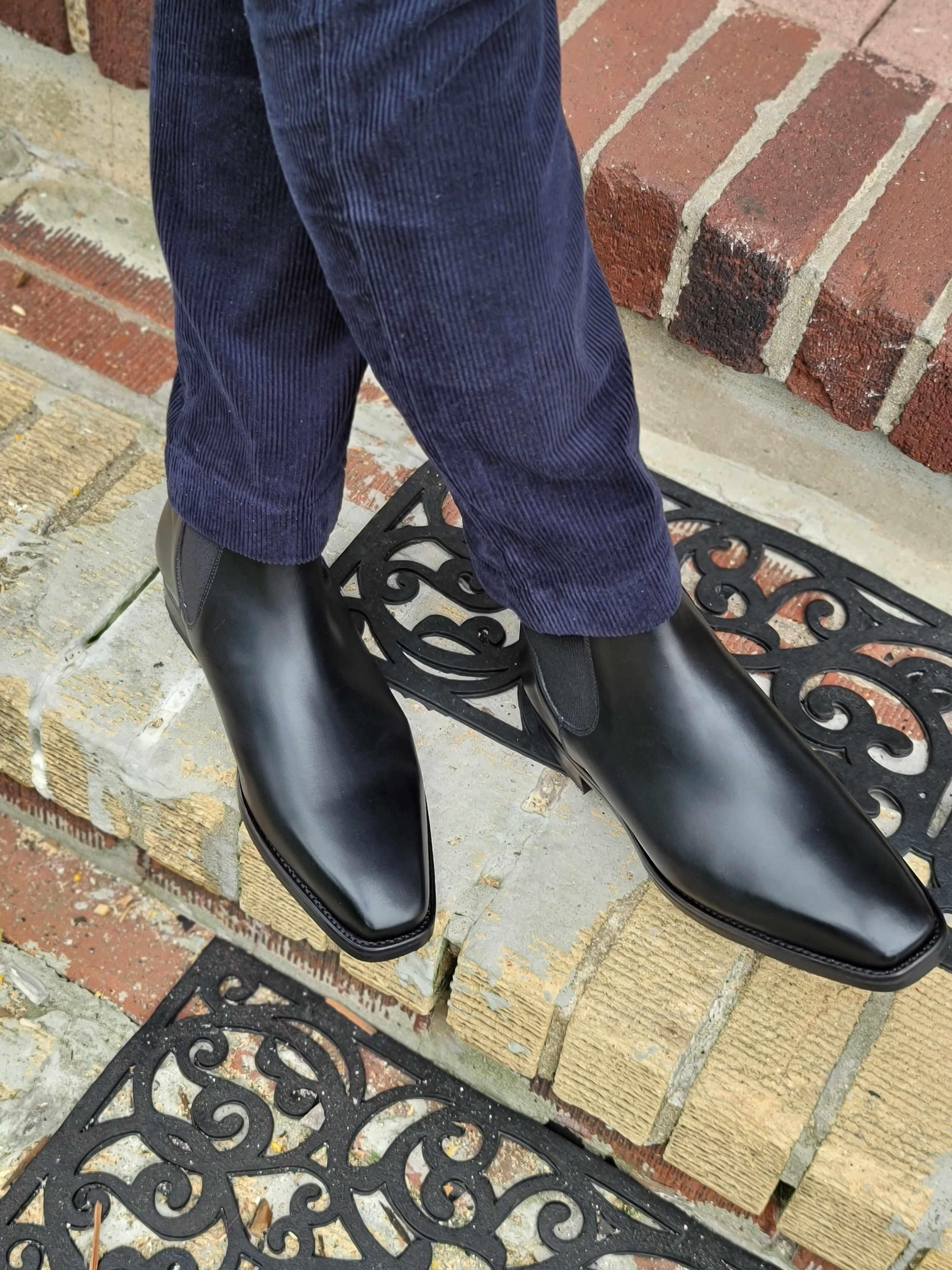 Alder - Black Calf-Chelsea Boots-J.FitzPatrick Footwear