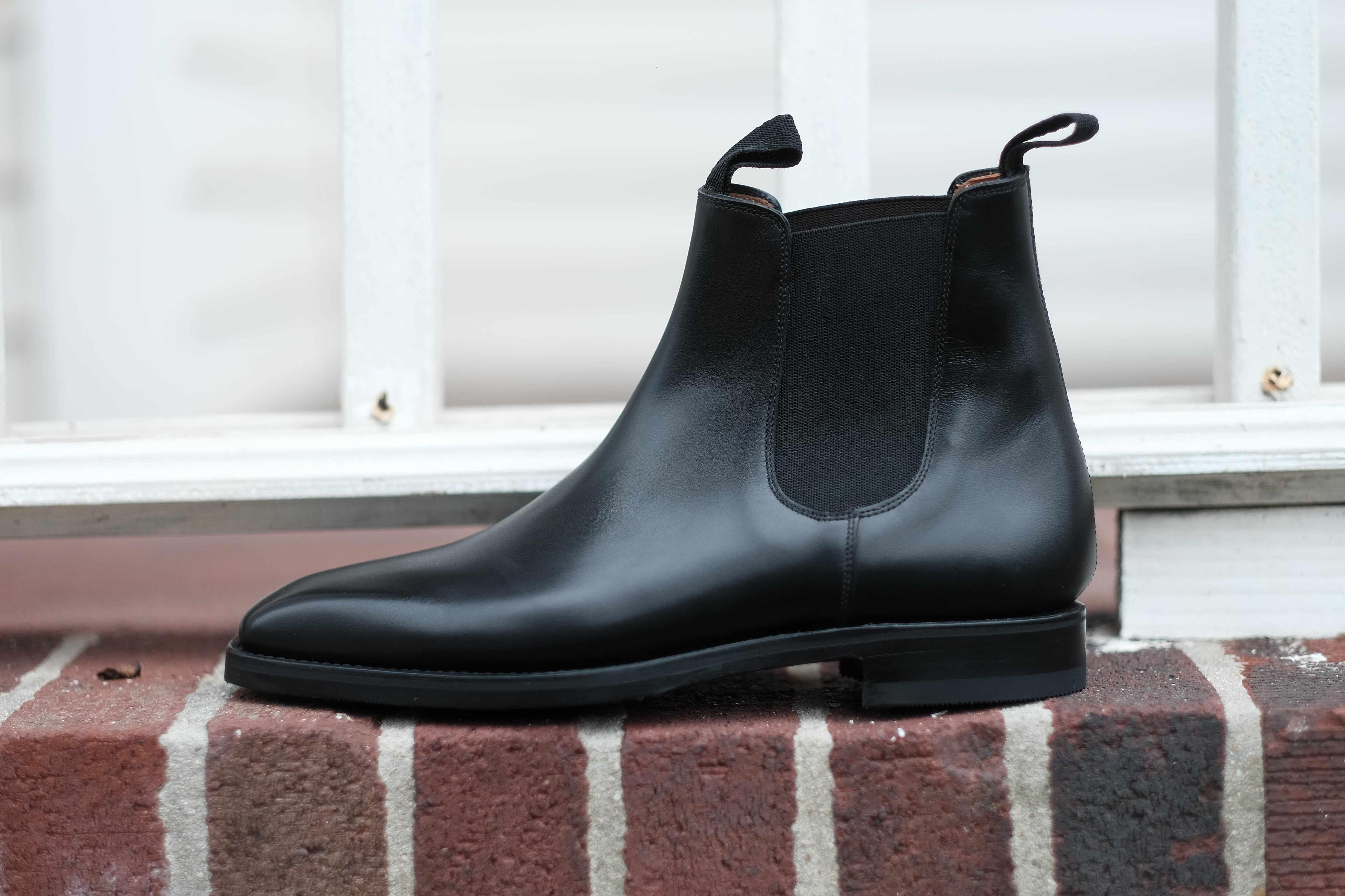 Alder - Black Calf-Chelsea Boots-J.FitzPatrick Footwear