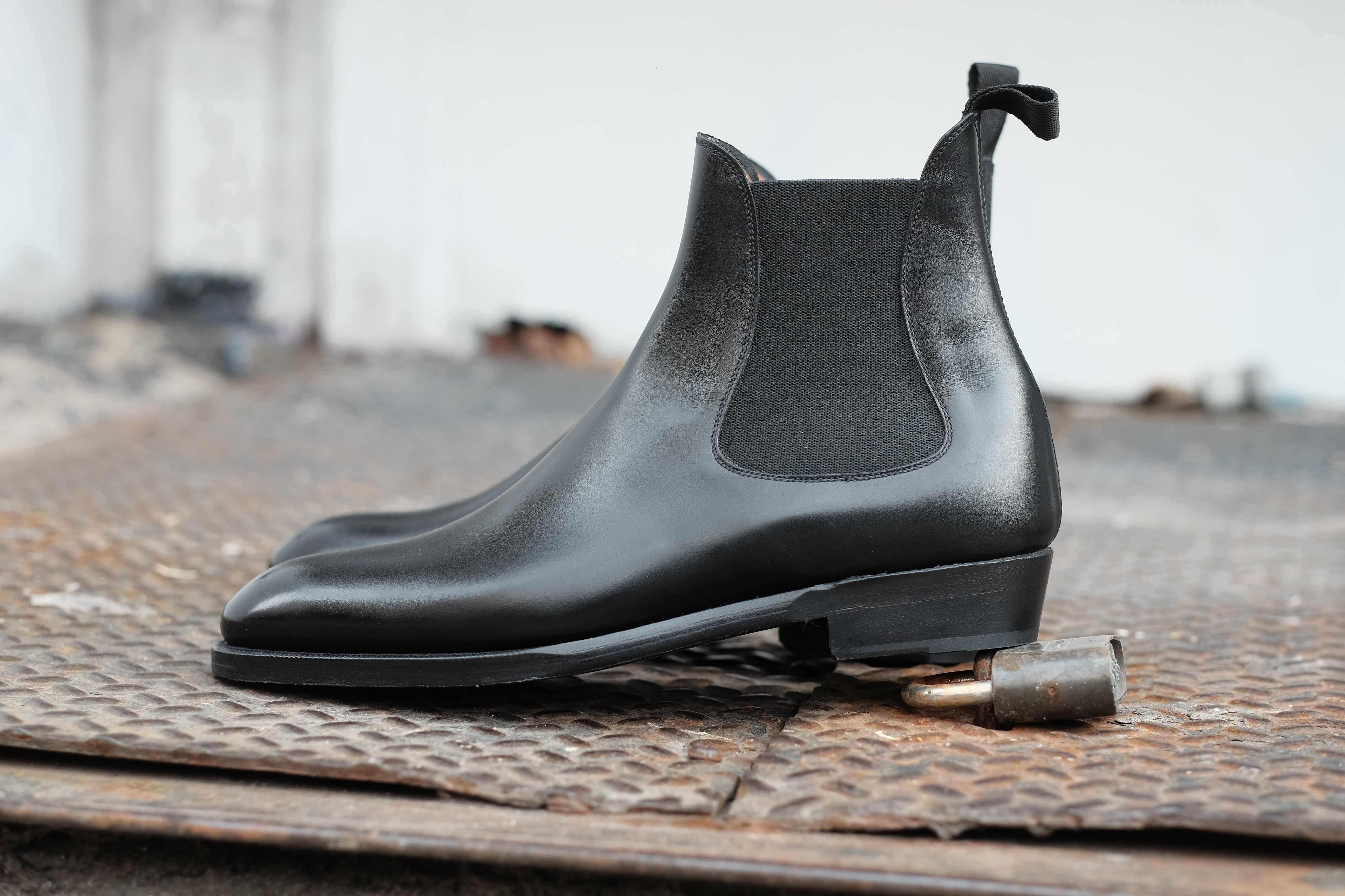 Alki - Black Calf-Chelsea Boots-J.FitzPatrick Footwear