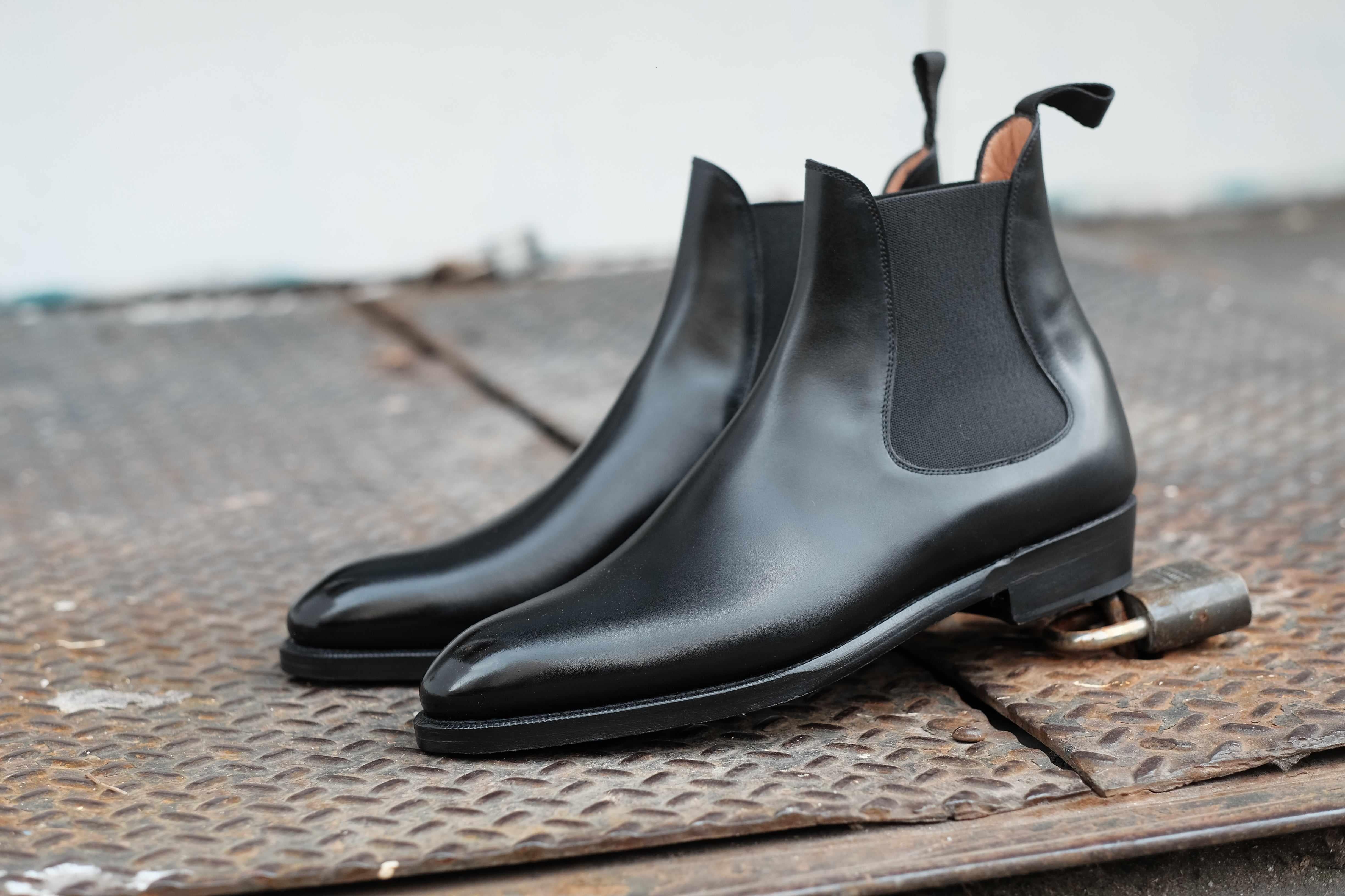 Alki - Black Calf-Chelsea Boots-J.FitzPatrick Footwear