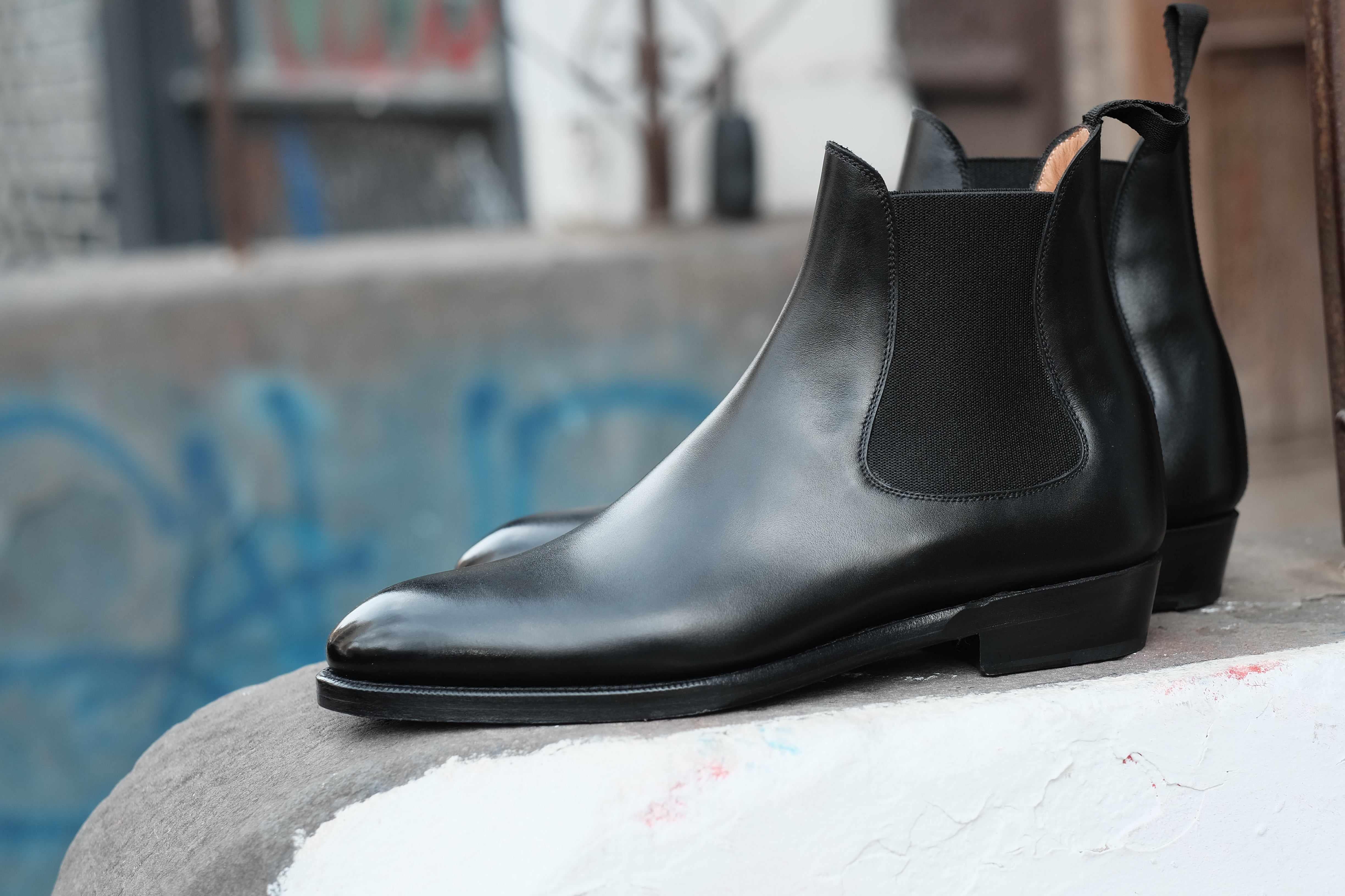 Alki - Black Calf-Chelsea Boots-J.FitzPatrick Footwear