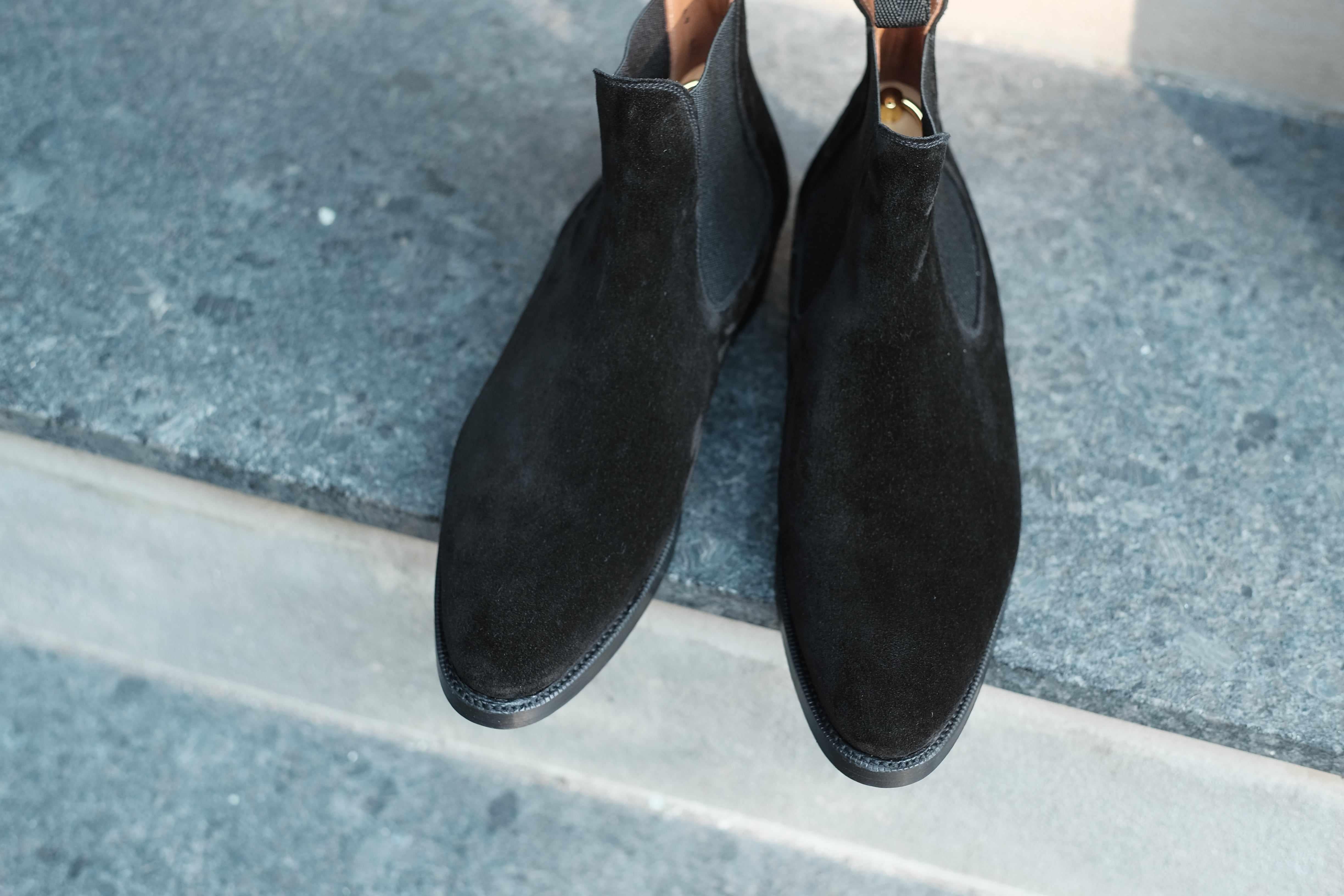 Alki - Black Suede-Chelsea Boots-J.FitzPatrick Footwear