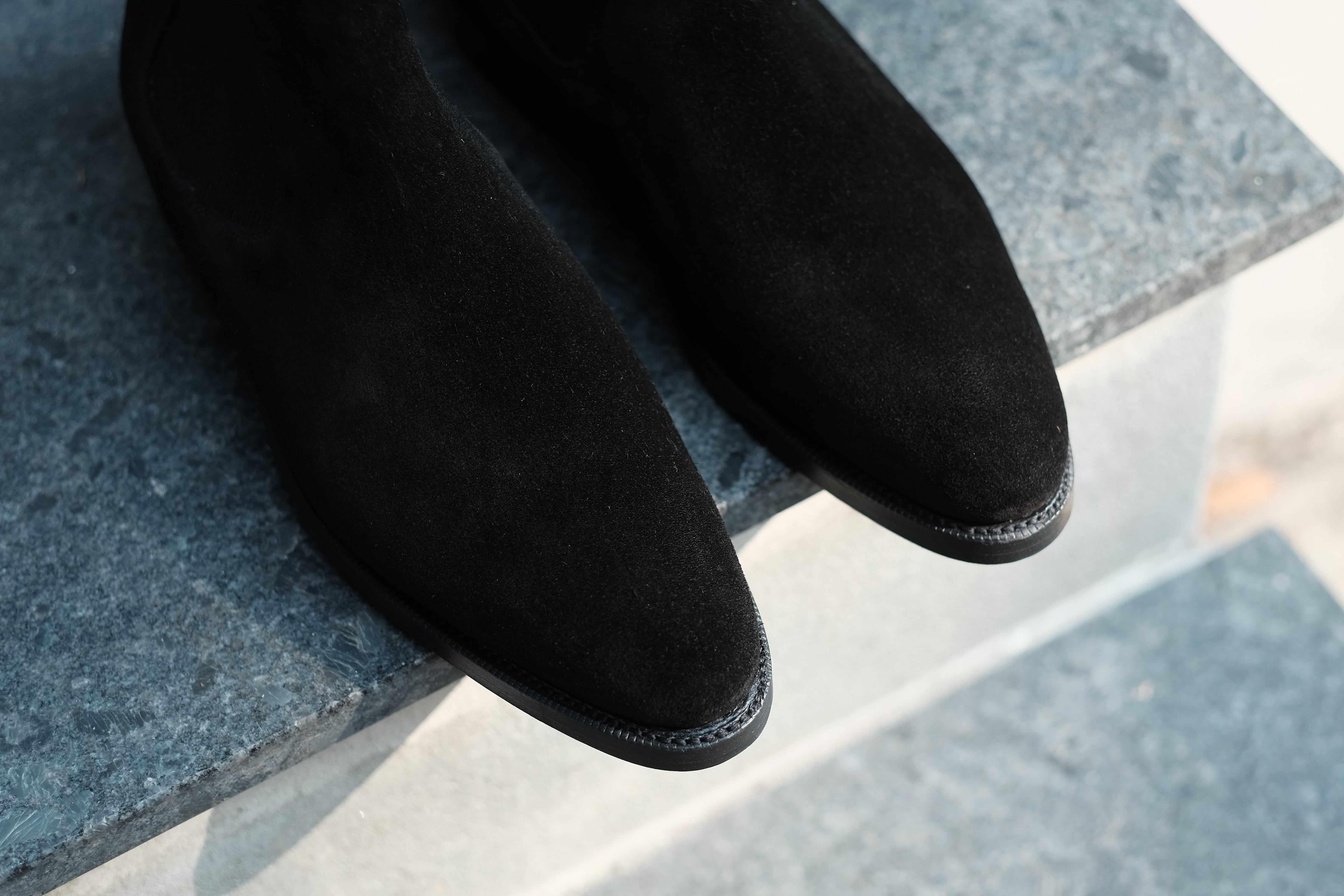 Alki - Black Suede-Chelsea Boots-J.FitzPatrick Footwear