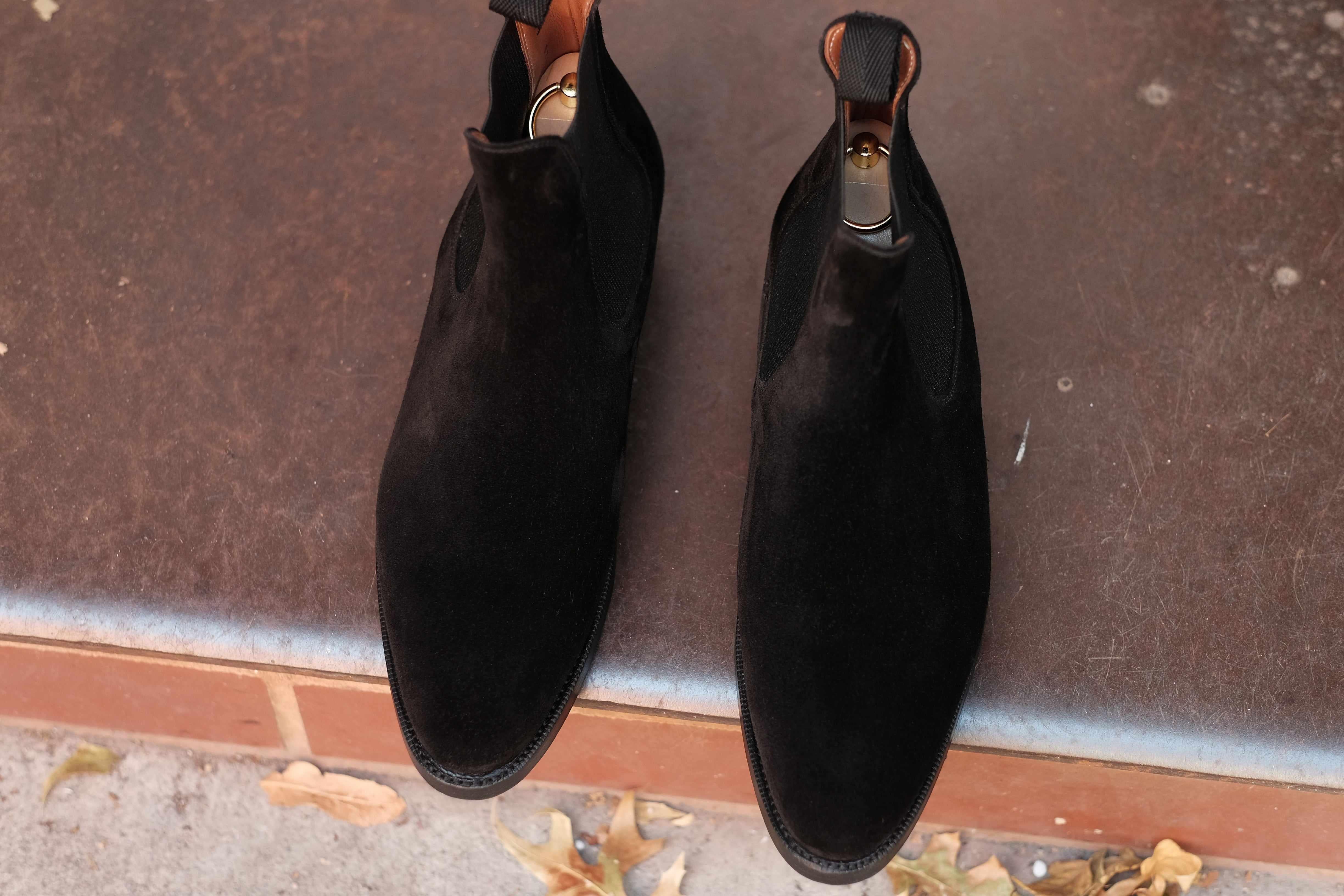 Alki - Black Suede-Chelsea Boots-J.FitzPatrick Footwear
