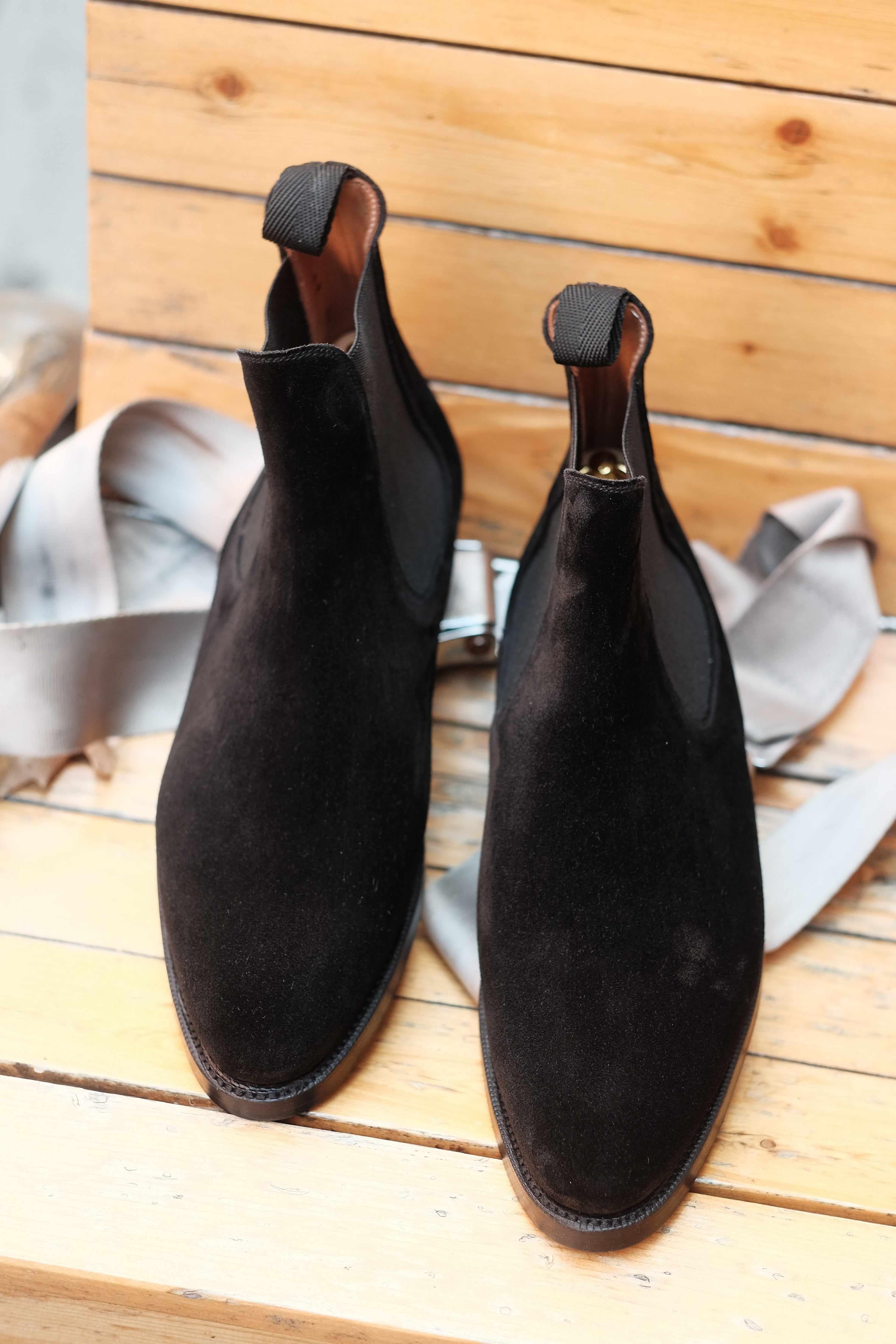 Alki - Black Suede-Chelsea Boots-J.FitzPatrick Footwear