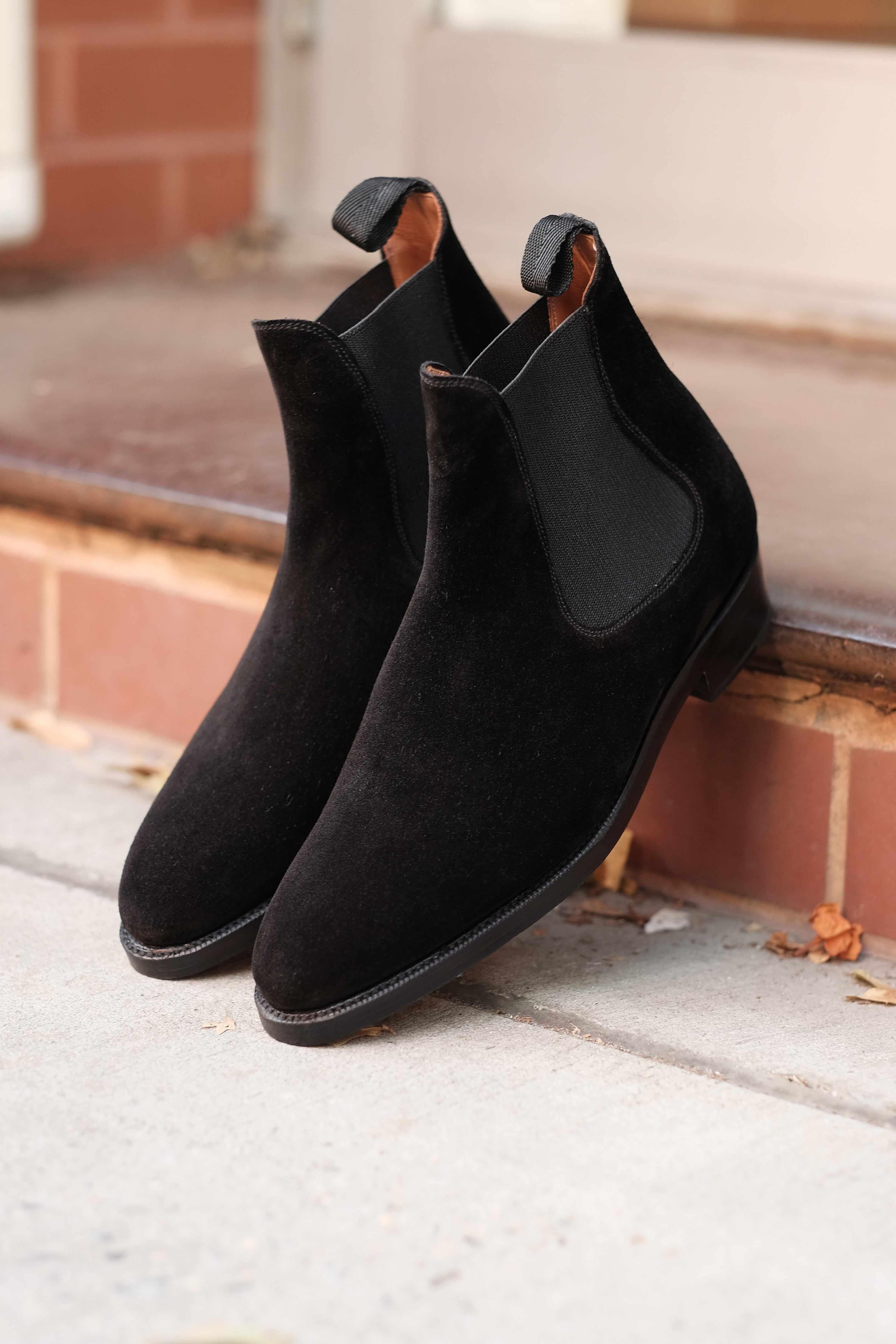 Alki - Black Suede-Chelsea Boots-J.FitzPatrick Footwear