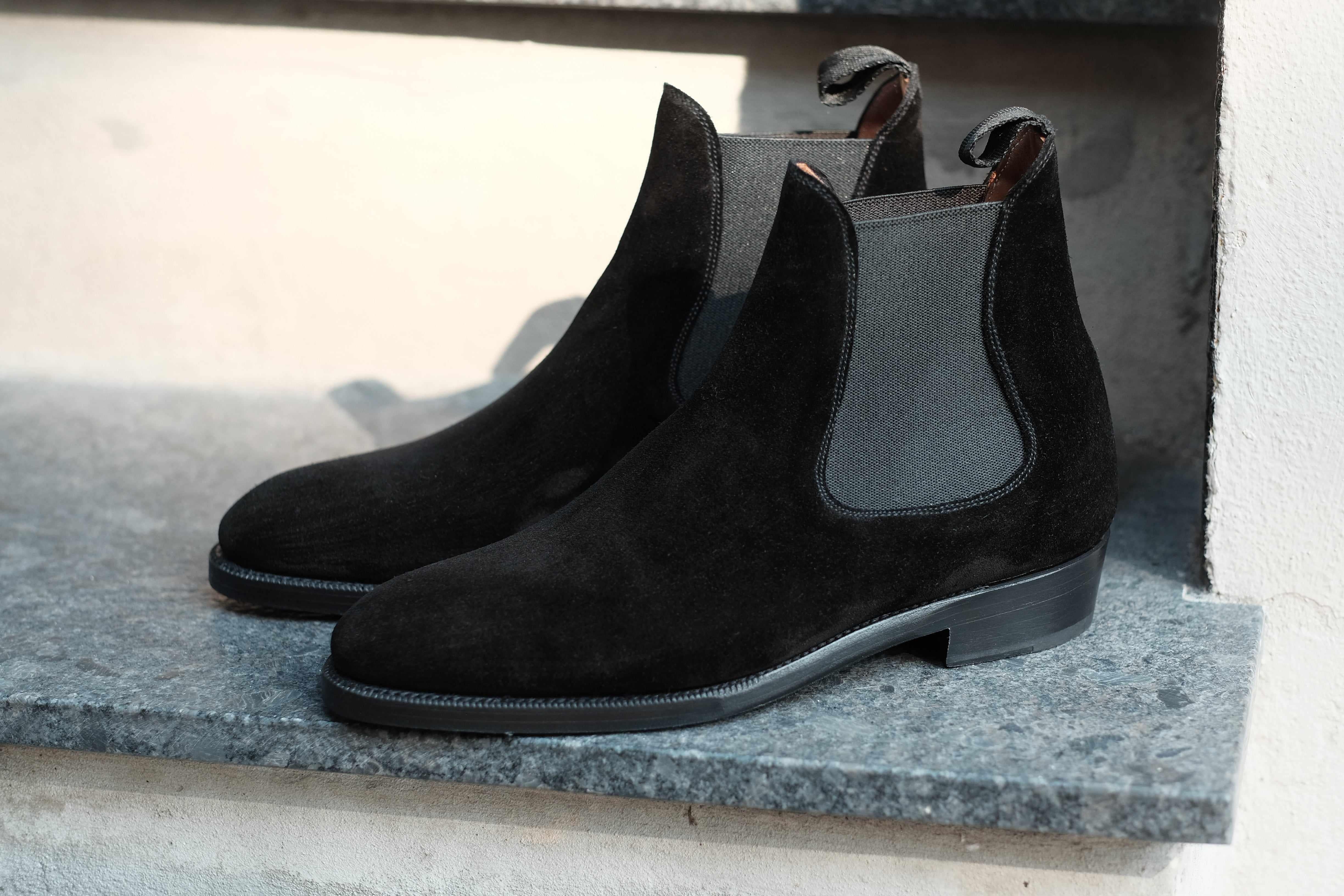 Alki - Black Suede-Chelsea Boots-J.FitzPatrick Footwear