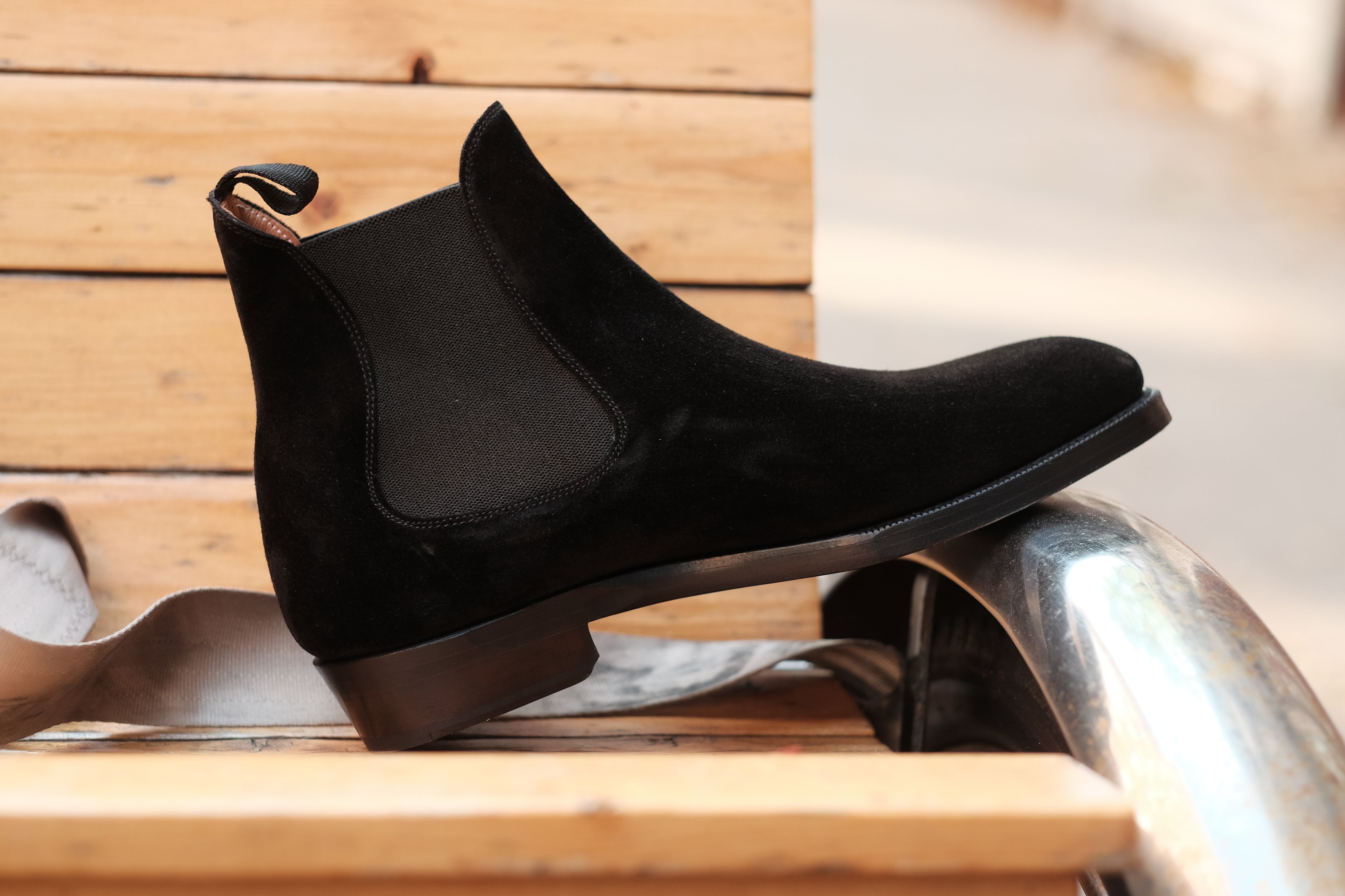 Alki - Black Suede-Chelsea Boots-J.FitzPatrick Footwear