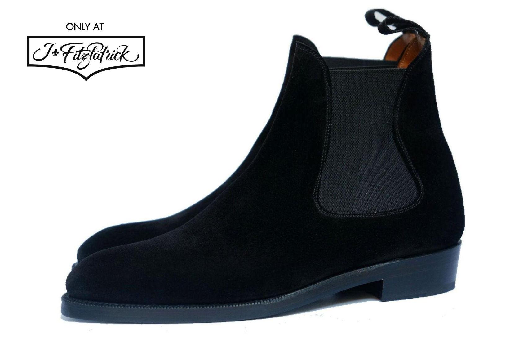 Alki - Black Suede-Chelsea Boots-J.FitzPatrick Footwear