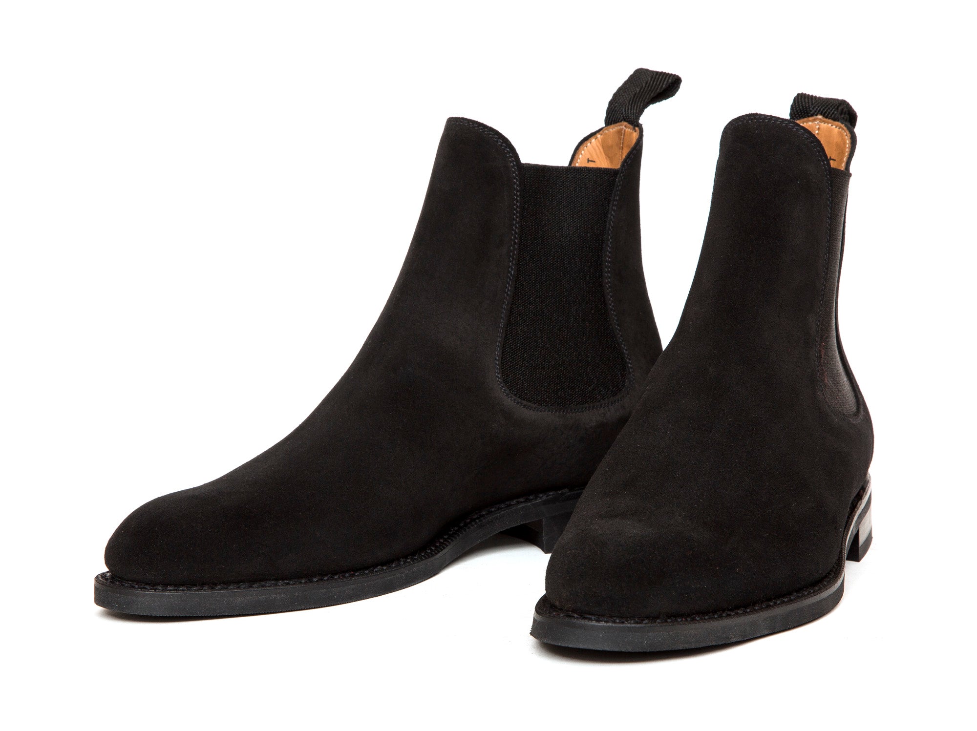 Alki - MTO - Black Suede - NGT Last - City Rubber Sole-Made To Order Chelsea Boots-J.FitzPatrick Footwear