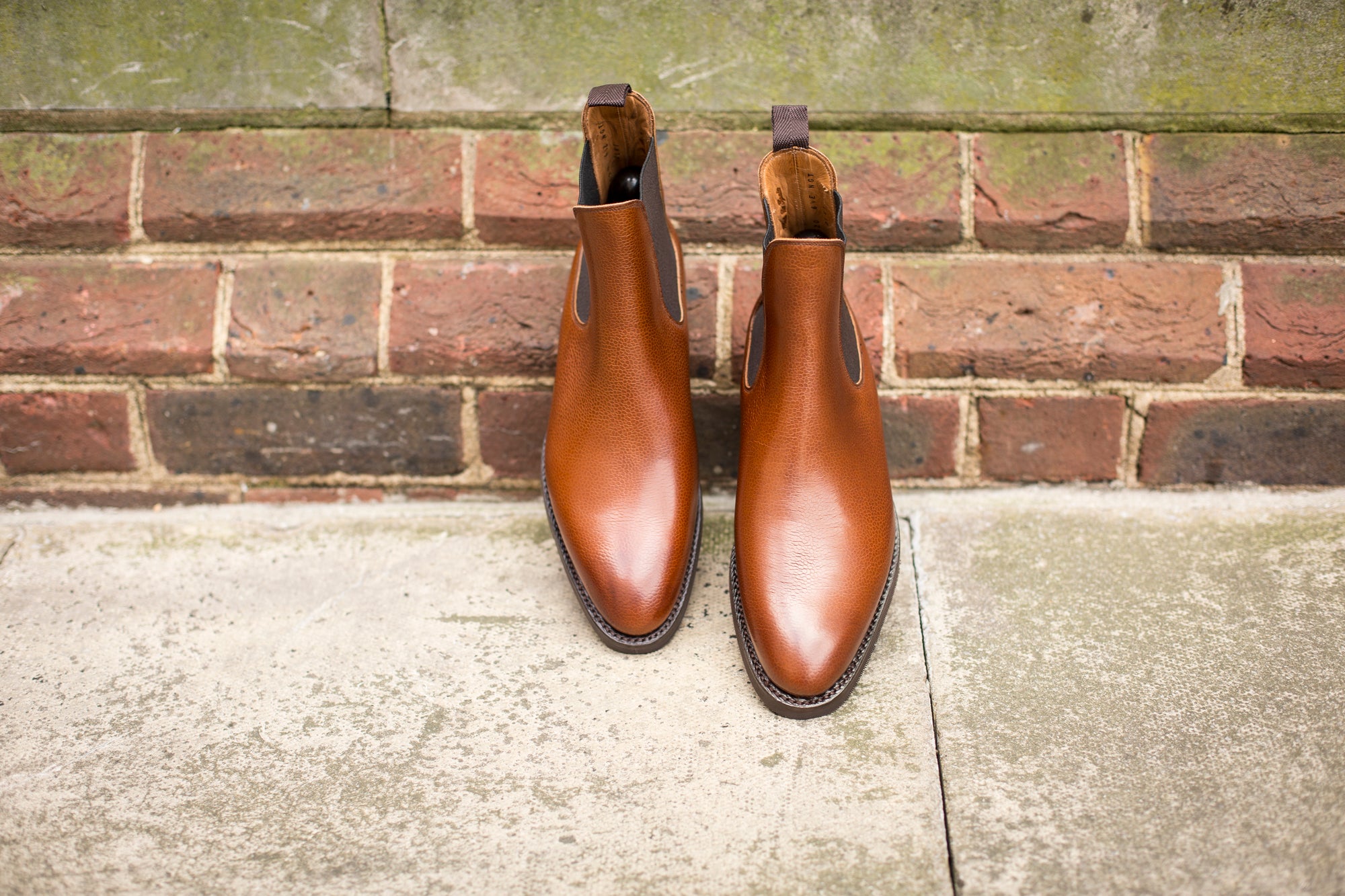 Alki - MTO - Tan Soft Grain - NGT Last - Double City Rubber Sole-Made To Order Chelsea Boots-J.FitzPatrick Footwear