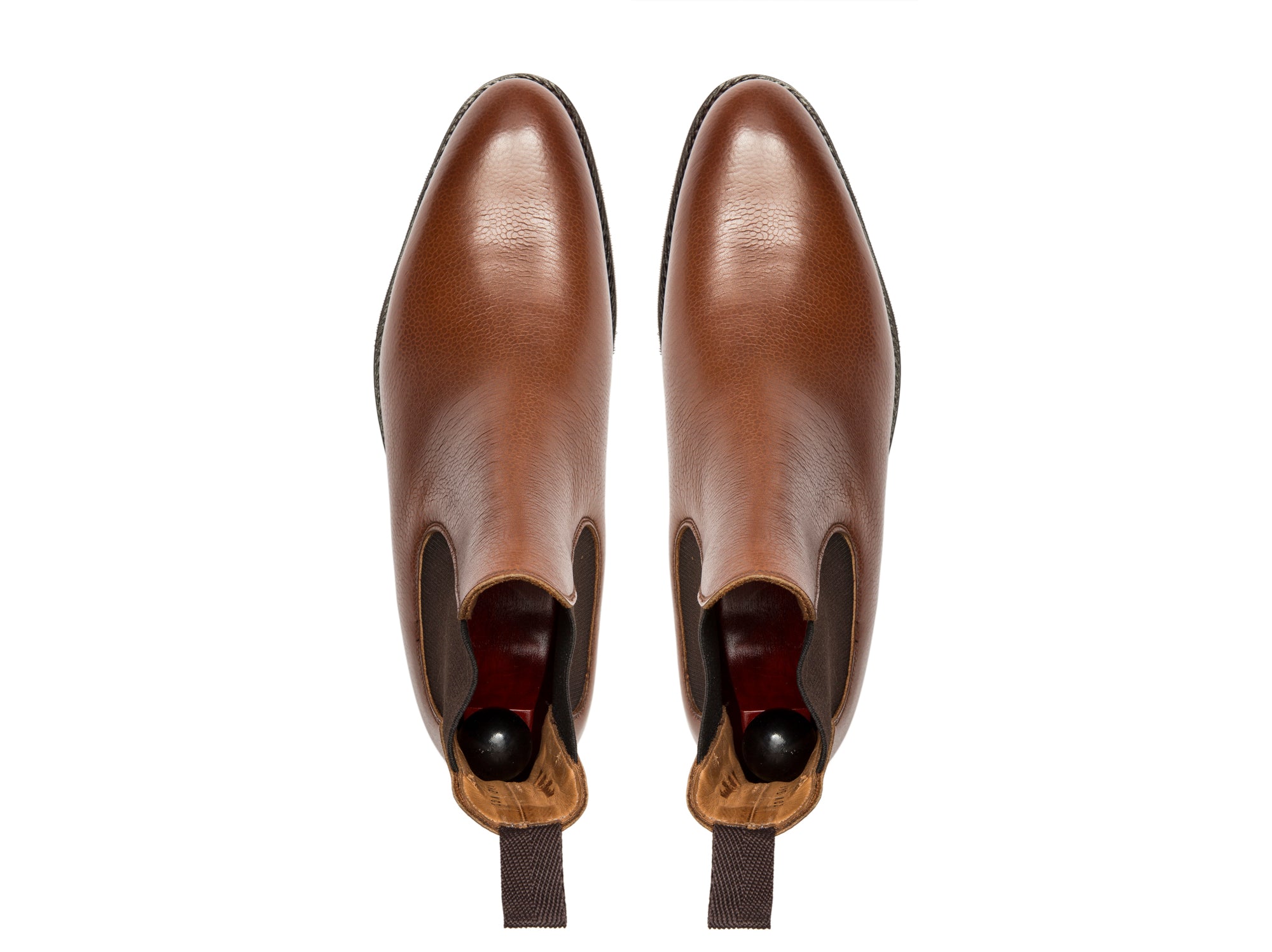 Alki - MTO - Tan Soft Grain - NGT Last - Double City Rubber Sole-Made To Order Chelsea Boots-J.FitzPatrick Footwear