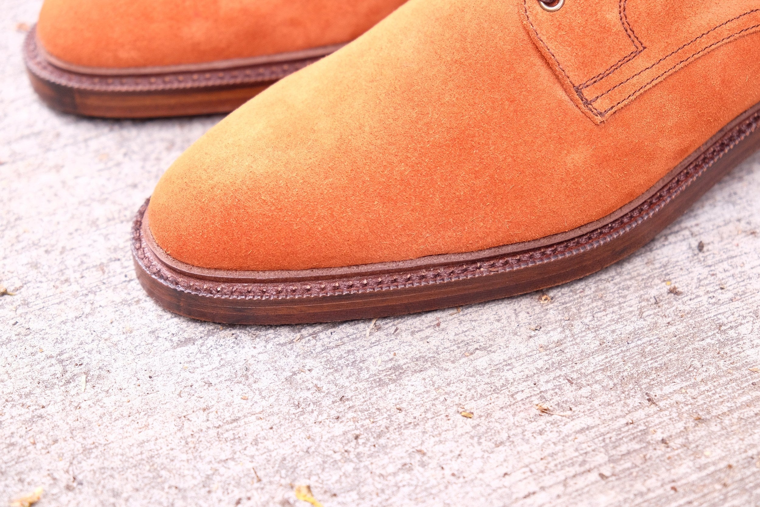 Baldwin - MTO - Cedar Suede - TMG Last-Made To Order Derbies Derby-J.FitzPatrick Footwear