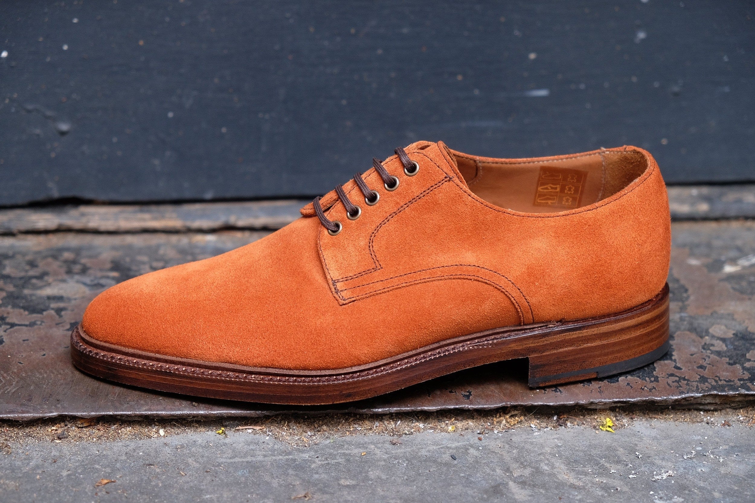 Baldwin - MTO - Cedar Suede - TMG Last-Made To Order Derbies Derby-J.FitzPatrick Footwear