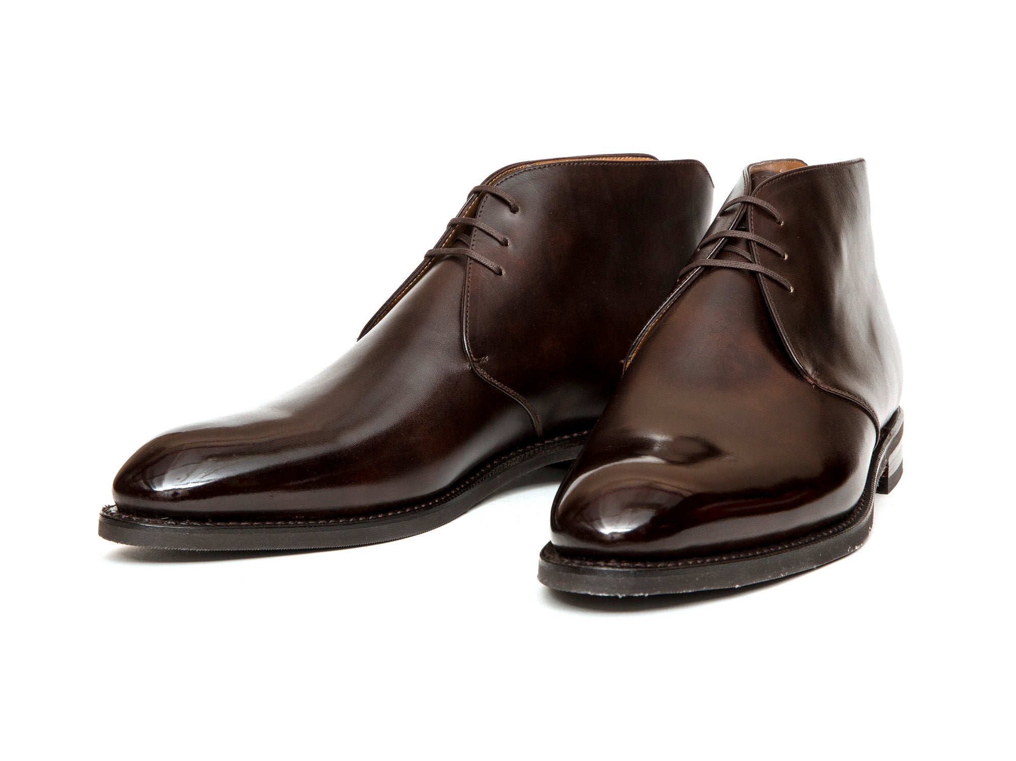 Ballard - MTO - Dark Brown Museum Calf - NGT Last - City Rubber Sole-Made To Order Chukka Boots-J.FitzPatrick Footwear
