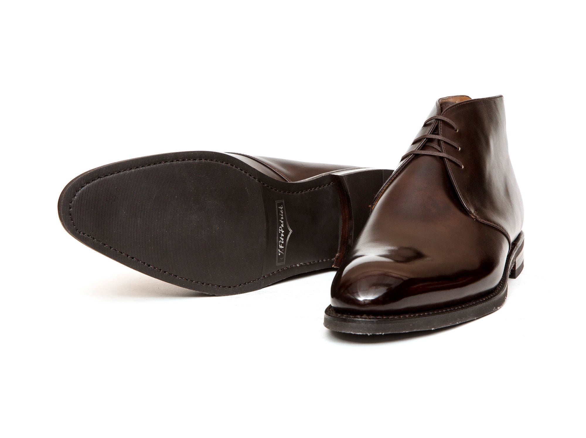 Ballard - MTO - Dark Brown Museum Calf - NGT Last - City Rubber Sole-Made To Order Chukka Boots-J.FitzPatrick Footwear