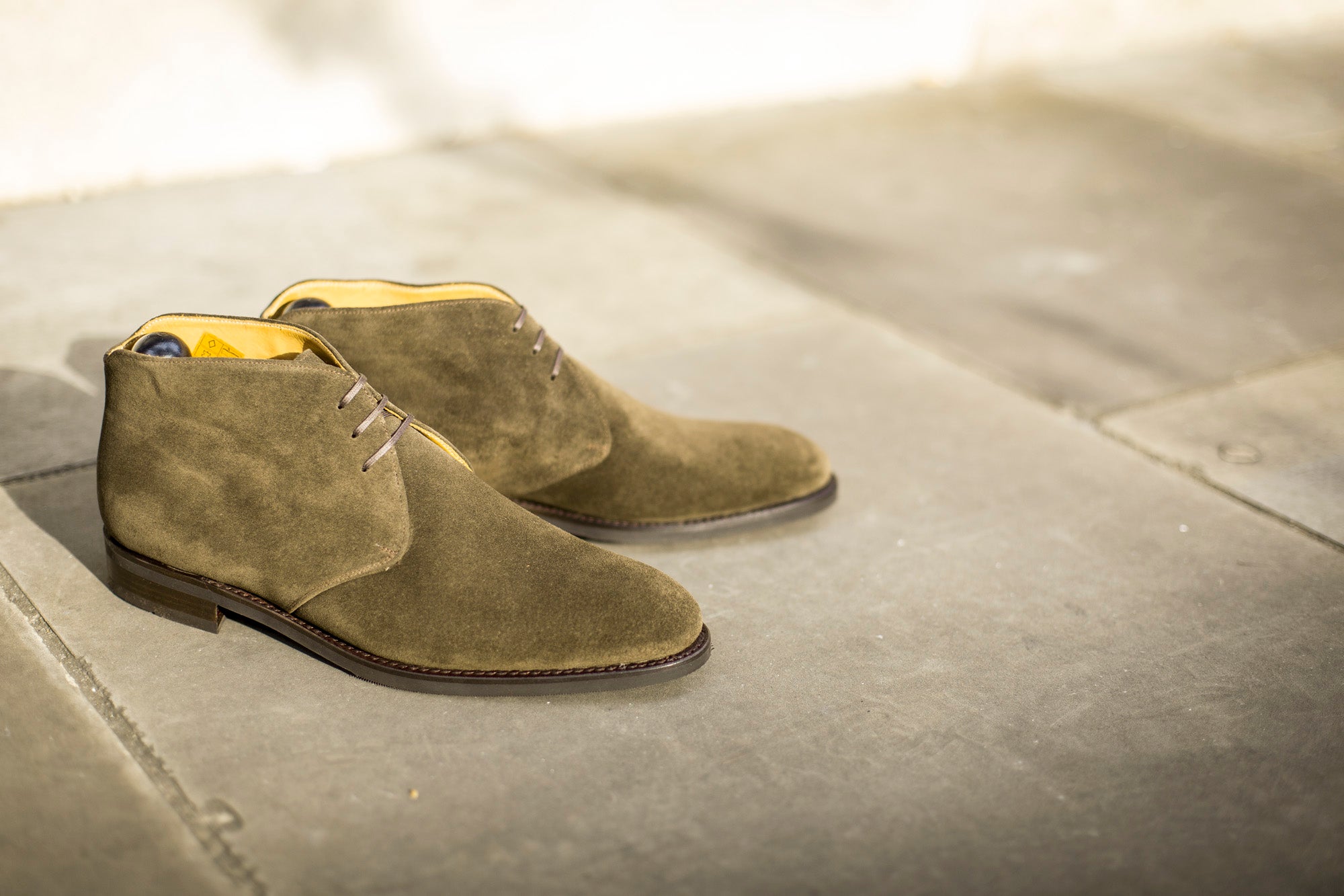 Ballard - MTO - Moss Suede - NGT Last - City Rubber Sole-Made To Order Chukka Boots-J.FitzPatrick Footwear