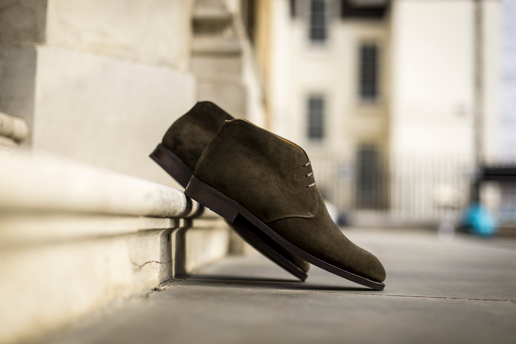 Ballard - MTO - Moss Suede - NGT Last - City Rubber Sole-Made To Order Chukka Boots-J.FitzPatrick Footwear