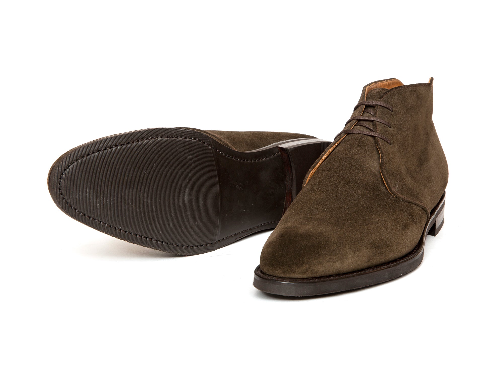 Ballard - MTO - Moss Suede - NGT Last - City Rubber Sole-Made To Order Chukka Boots-J.FitzPatrick Footwear