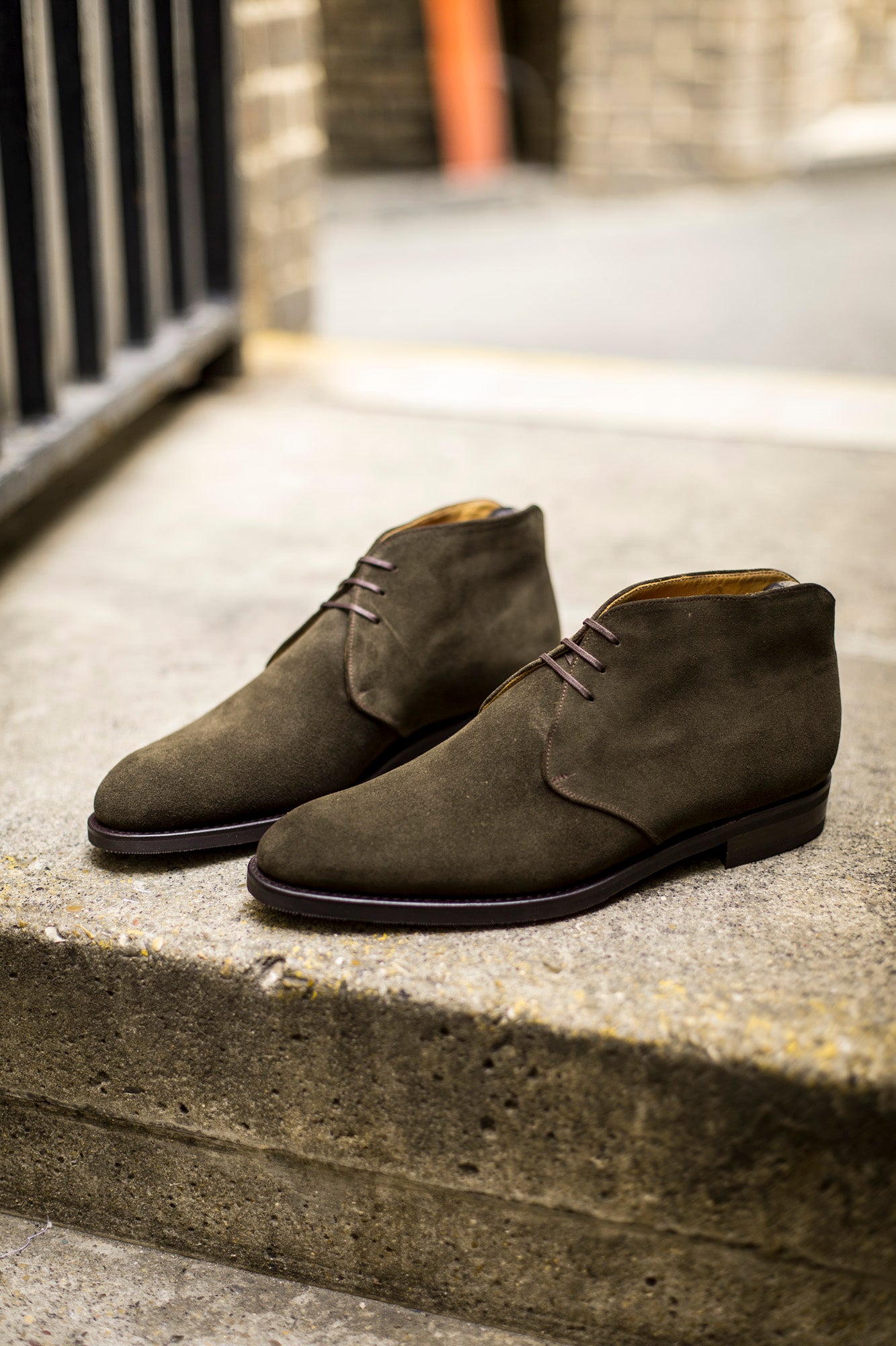 Ballard - MTO - Moss Suede - NGT Last - City Rubber Sole-Made To Order Chukka Boots-J.FitzPatrick Footwear