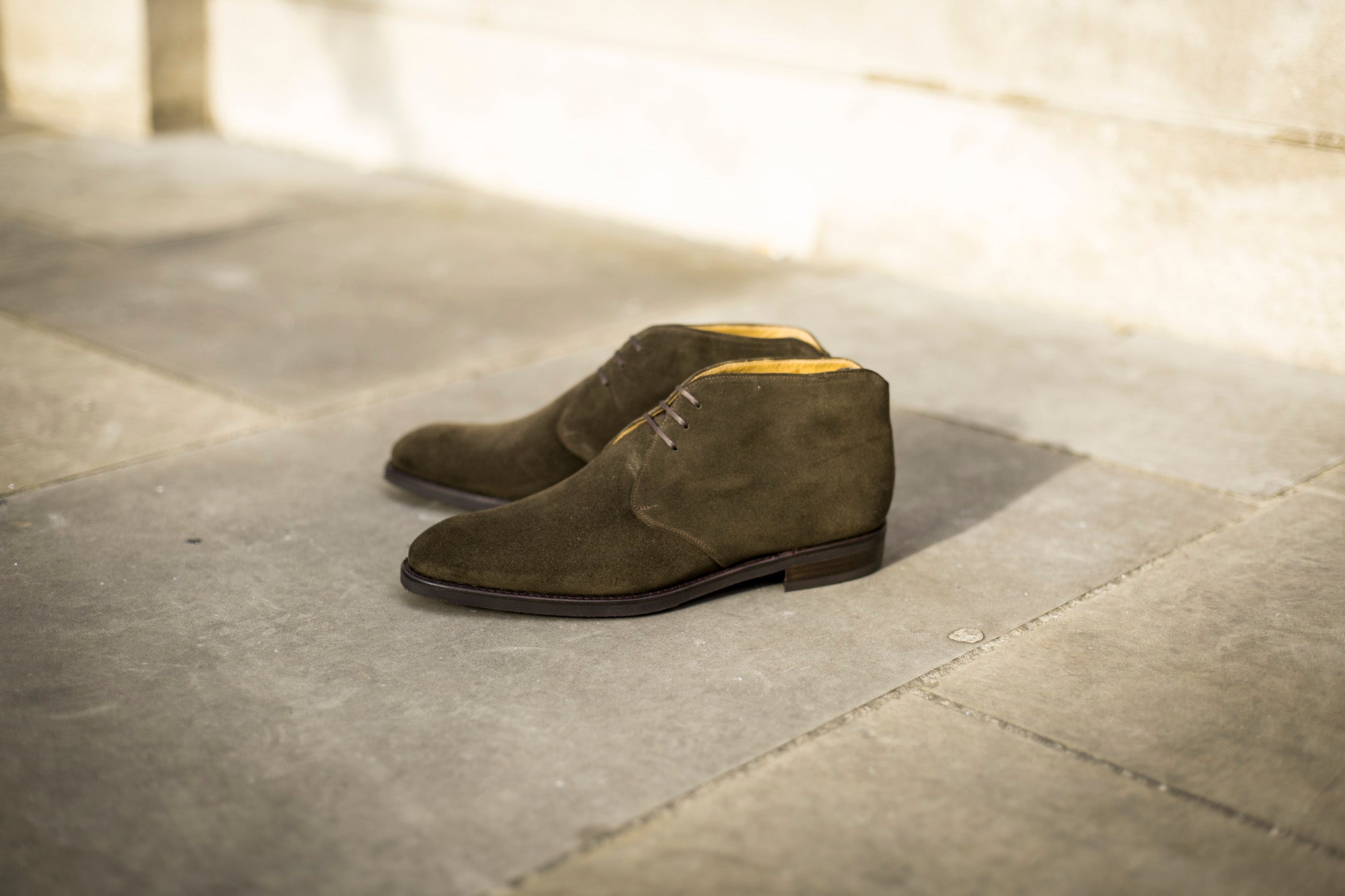 Ballard - MTO - Moss Suede - NGT Last - City Rubber Sole-Made To Order Chukka Boots-J.FitzPatrick Footwear