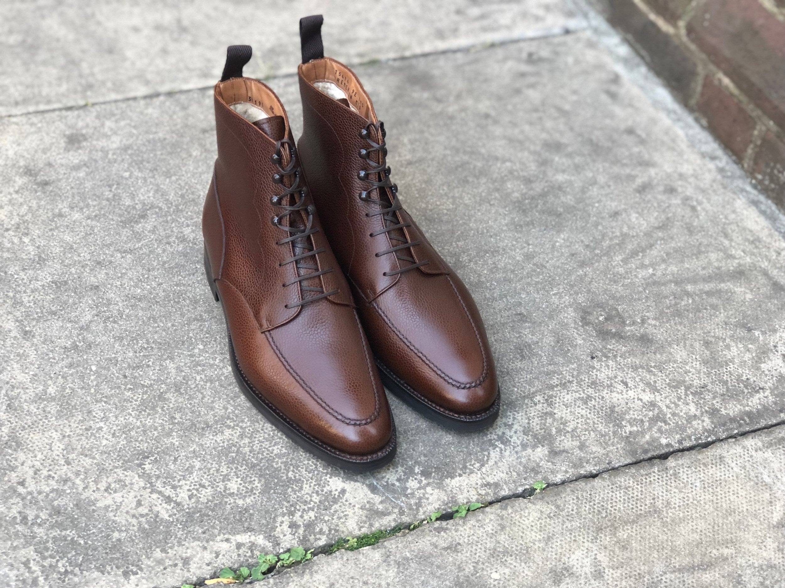 Bremerton - MTO - Brown Country Calf - TMG Last - Double City Rubber Sole-Made To Order Lace Laceup Boots-J.FitzPatrick Footwear