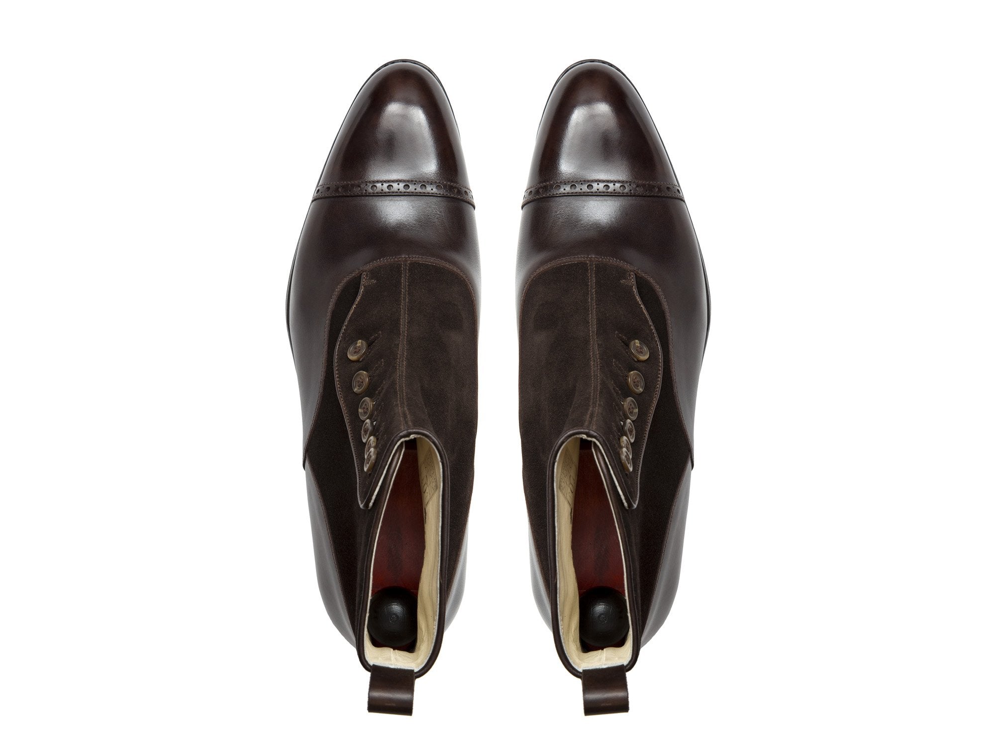 Carkeek - MTO - Dark Brown Museum / Dark Brown Suede - NGT Last - Single Leather Sole-Made To Order-J.FitzPatrick Footwear