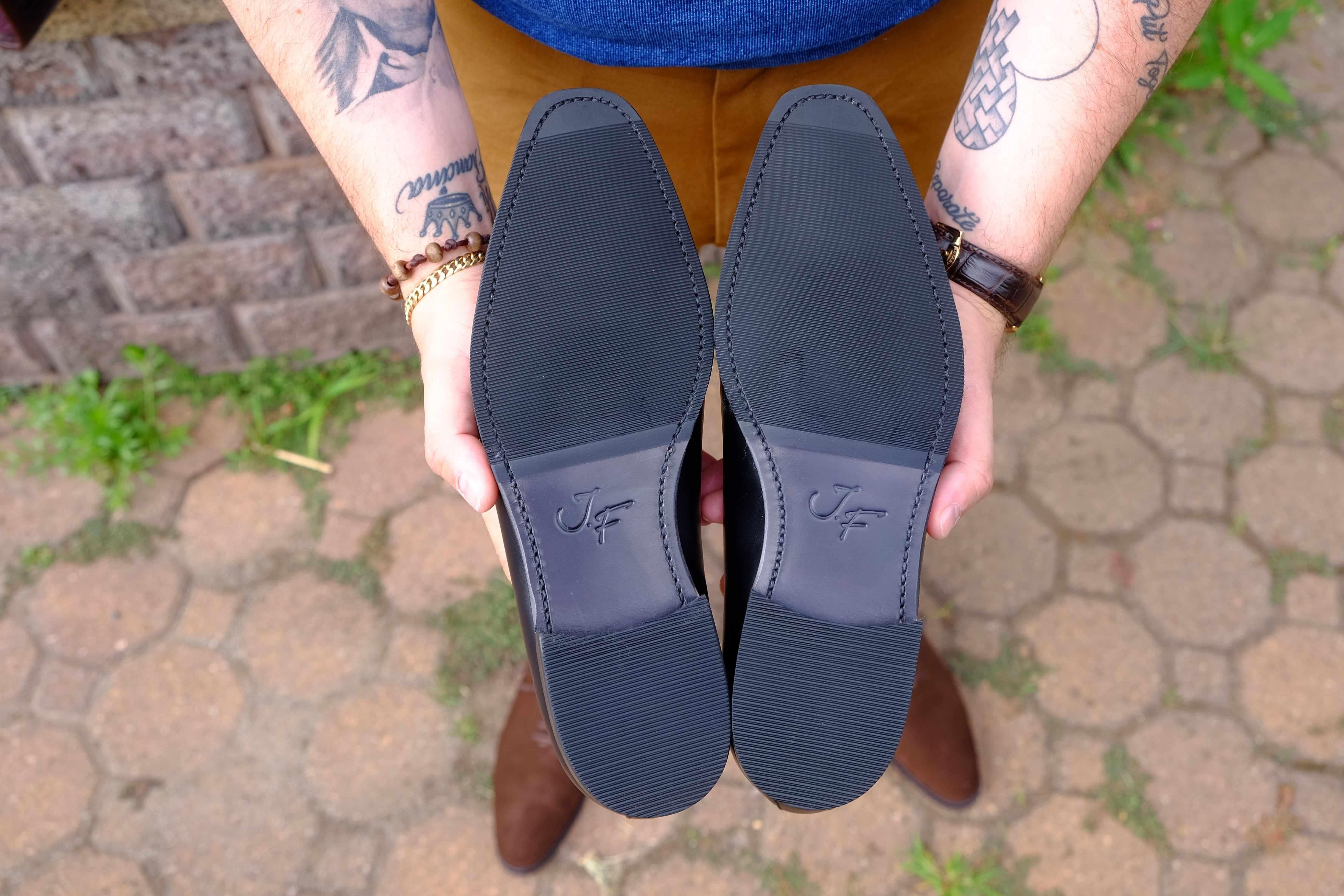 Chelan - Black Calf-Slipper Loafers-J.FitzPatrick Footwear
