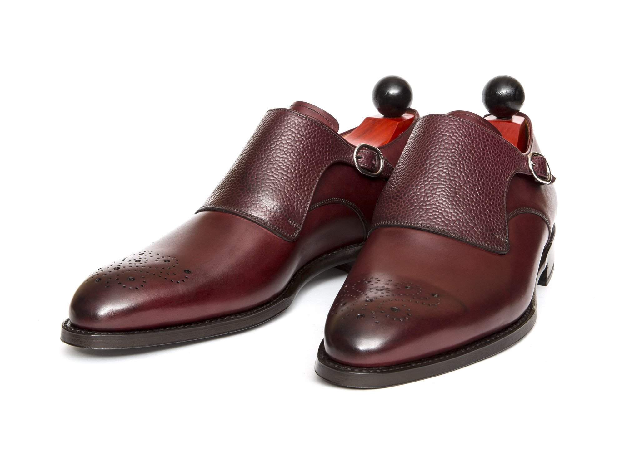 Corliss III - Burgundy Calf / Burgundy Scotch Grain-Shoes-J.FitzPatrick Footwear
