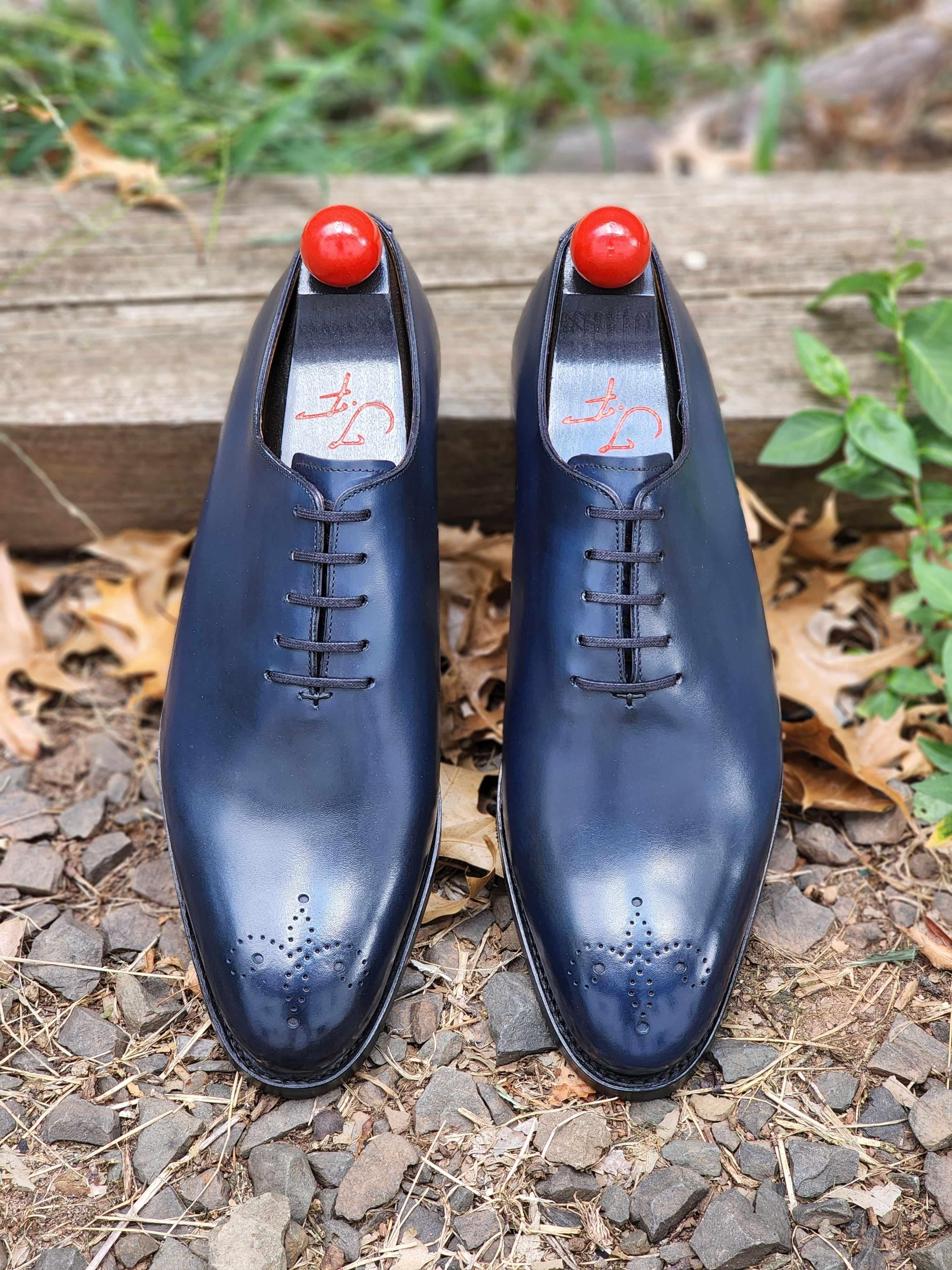 Crescent - Deep Ocean Calf-Wholecut Oxfords-J.FitzPatrick Footwear