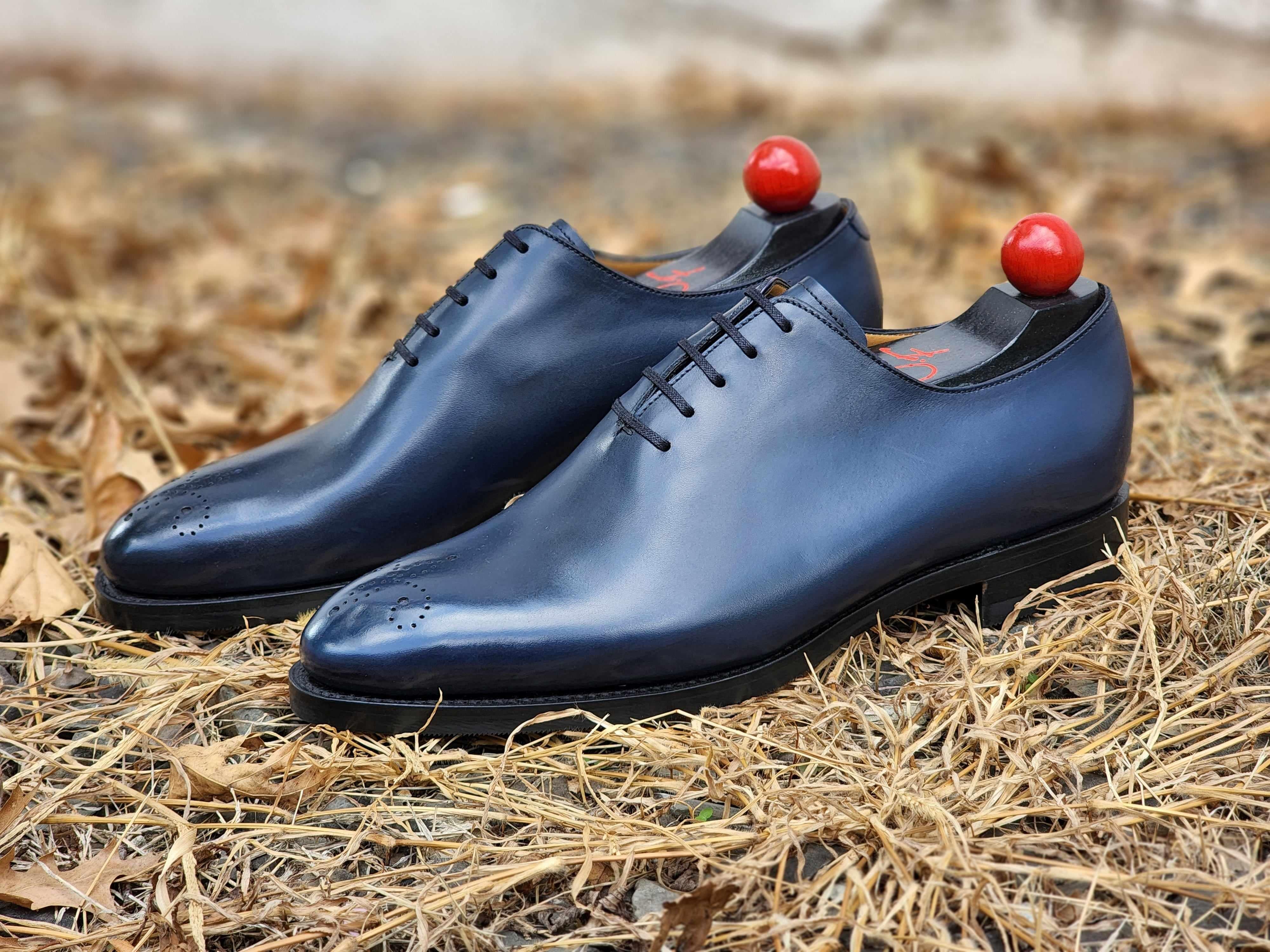 Crescent - Deep Ocean Calf-Wholecut Oxfords-J.FitzPatrick Footwear