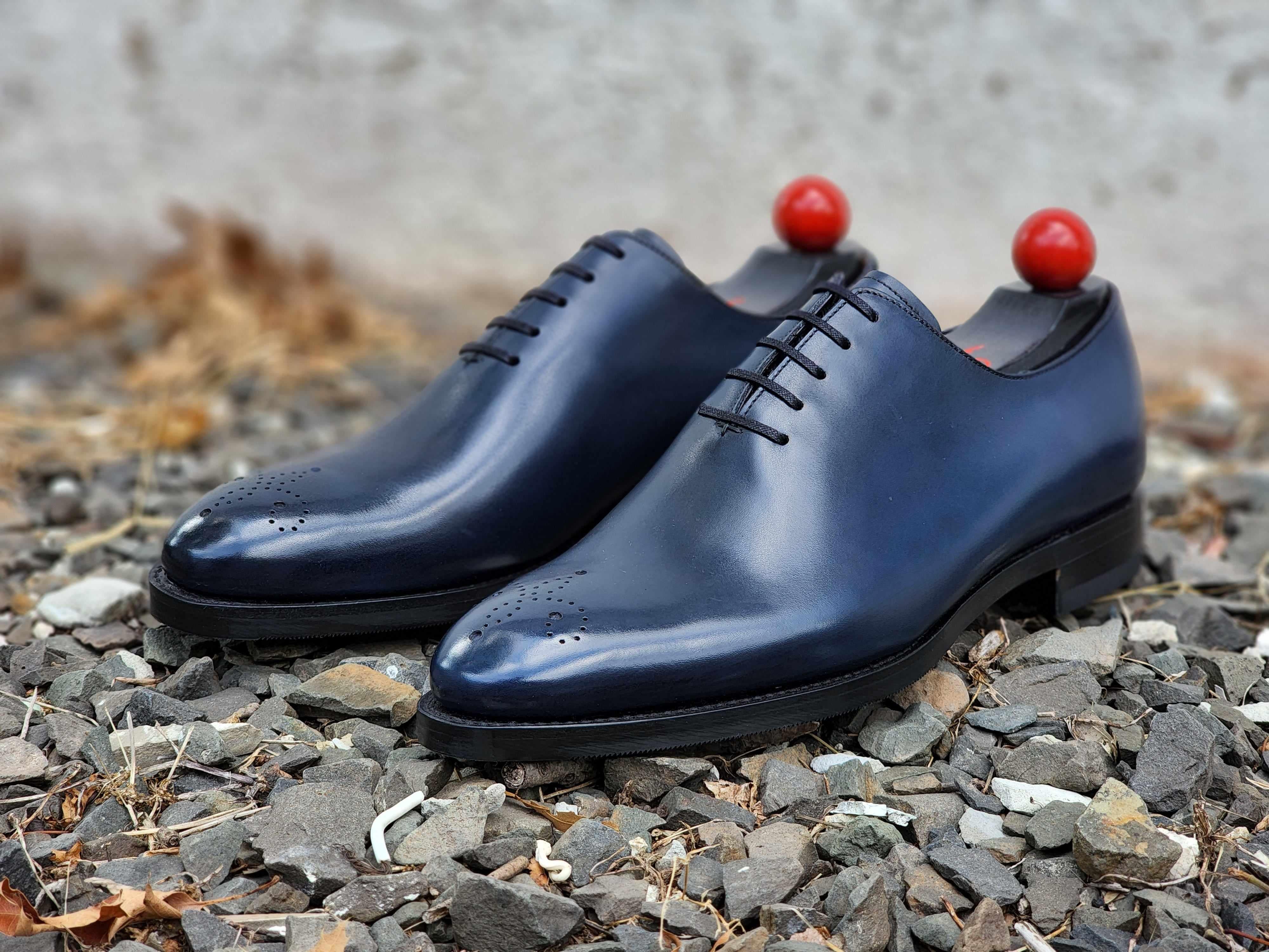 Crescent - Deep Ocean Calf-Wholecut Oxfords-J.FitzPatrick Footwear