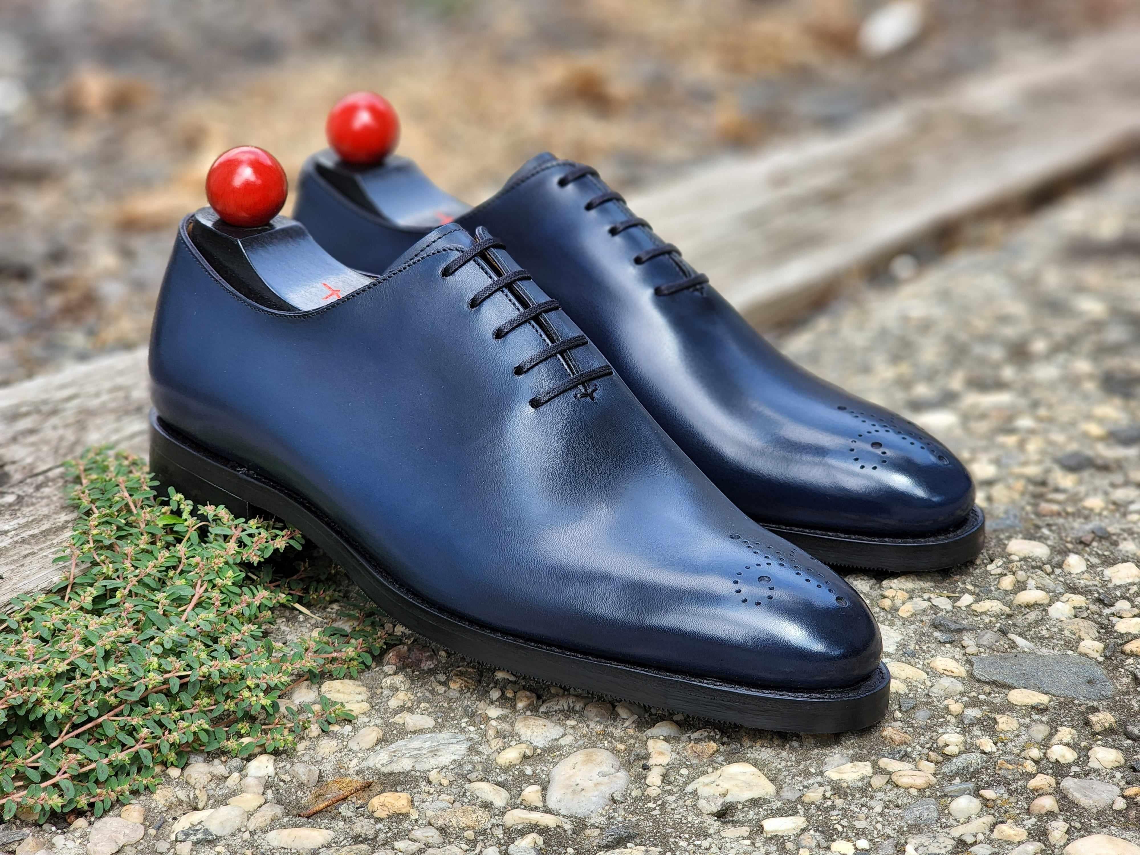 Crescent - Deep Ocean Calf-Wholecut Oxfords-J.FitzPatrick Footwear