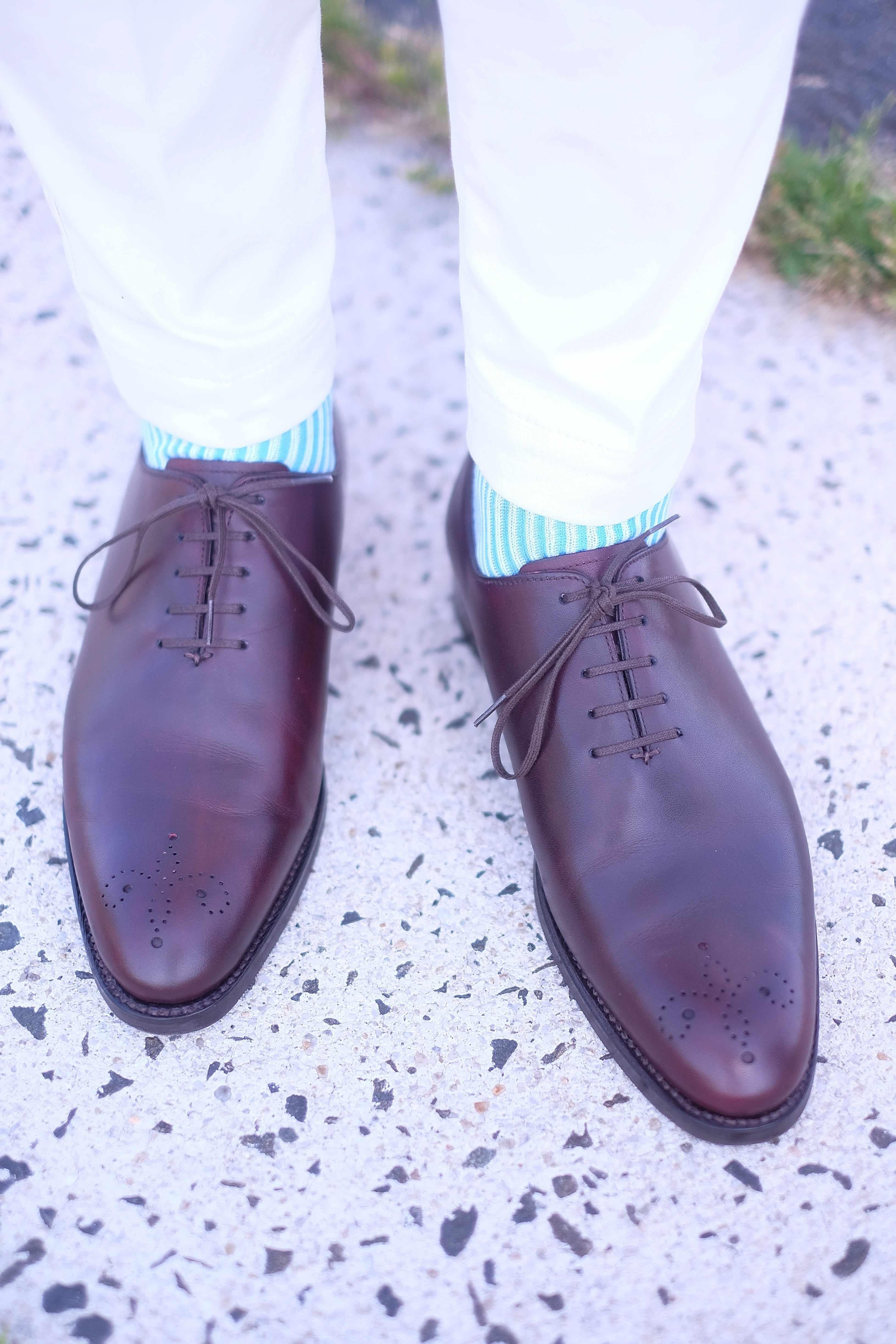 Crescent - Sangria Calf-Wholecut Oxfords-J.FitzPatrick Footwear