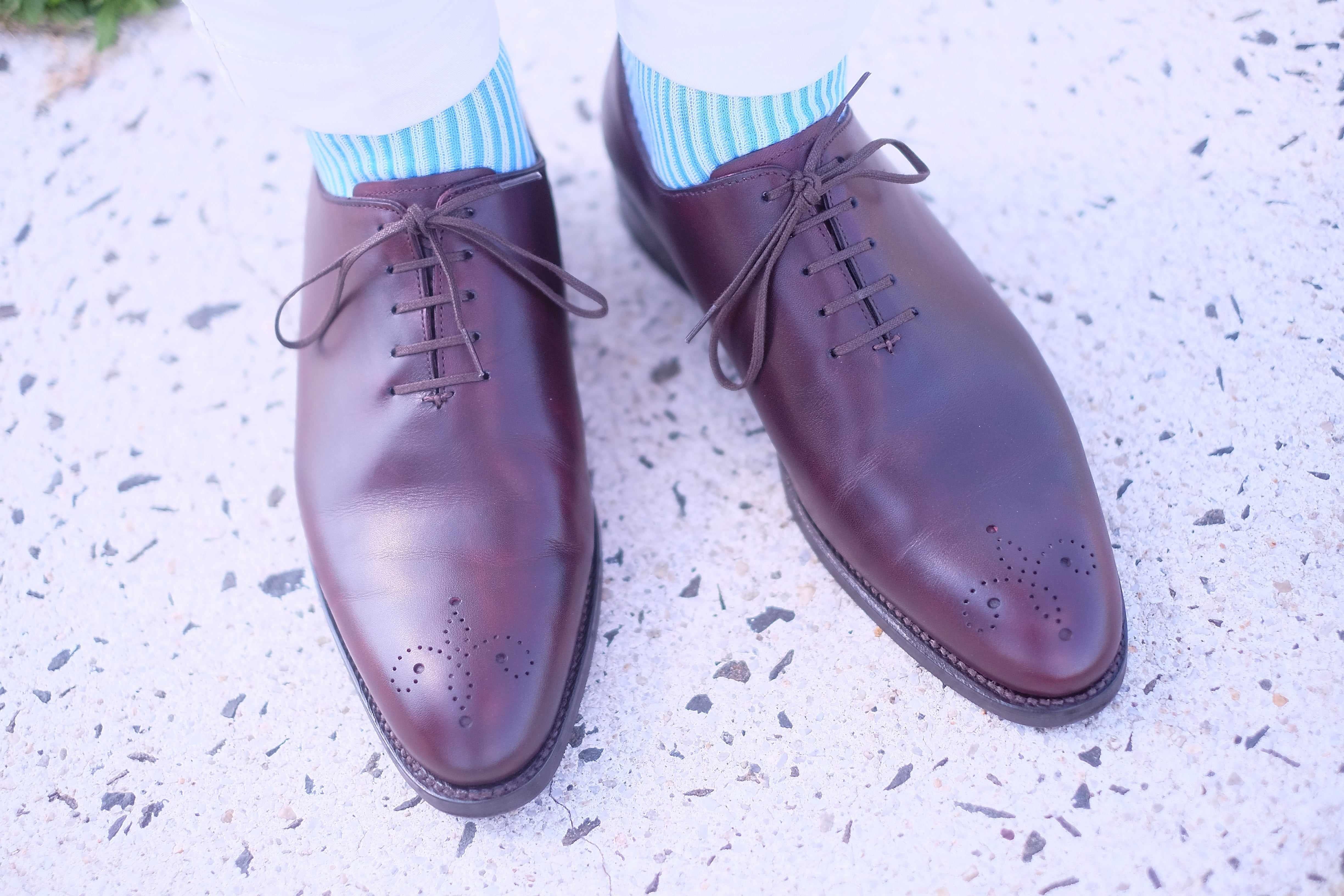 Crescent - Sangria Calf-Wholecut Oxfords-J.FitzPatrick Footwear