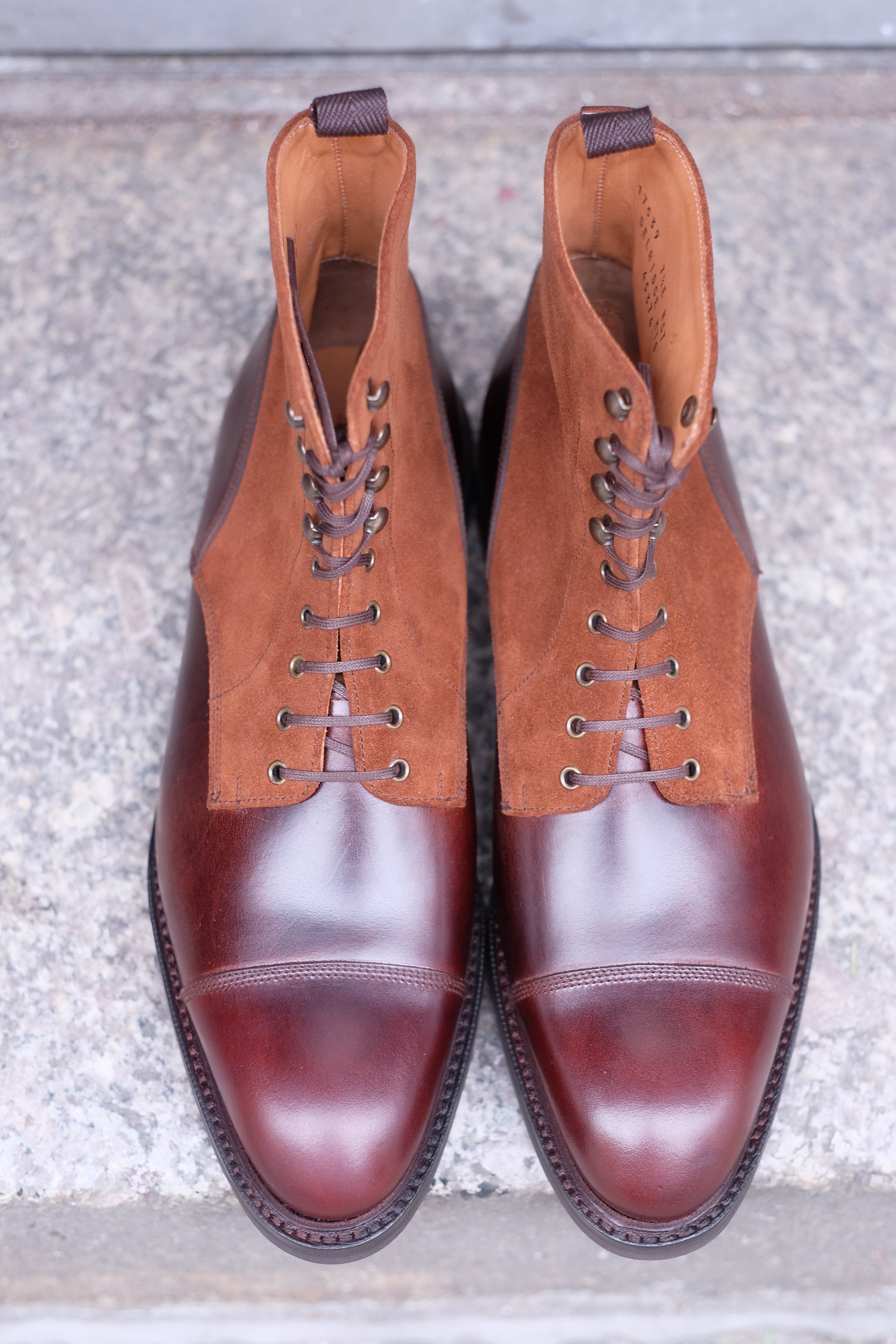 Delridge - MTO - Rugged Brown / Snuff Suede - NGT Last - Double Rugged Rubber Sole w/ Stormwelt-Made To Order Boot Derby Cap Toe-J.FitzPatrick Footwear