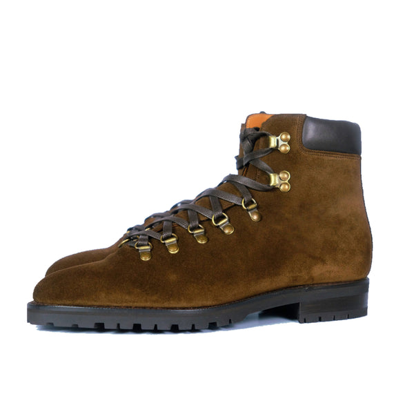 Snoqualmie - Dark Brown Suede Commando - Clearance