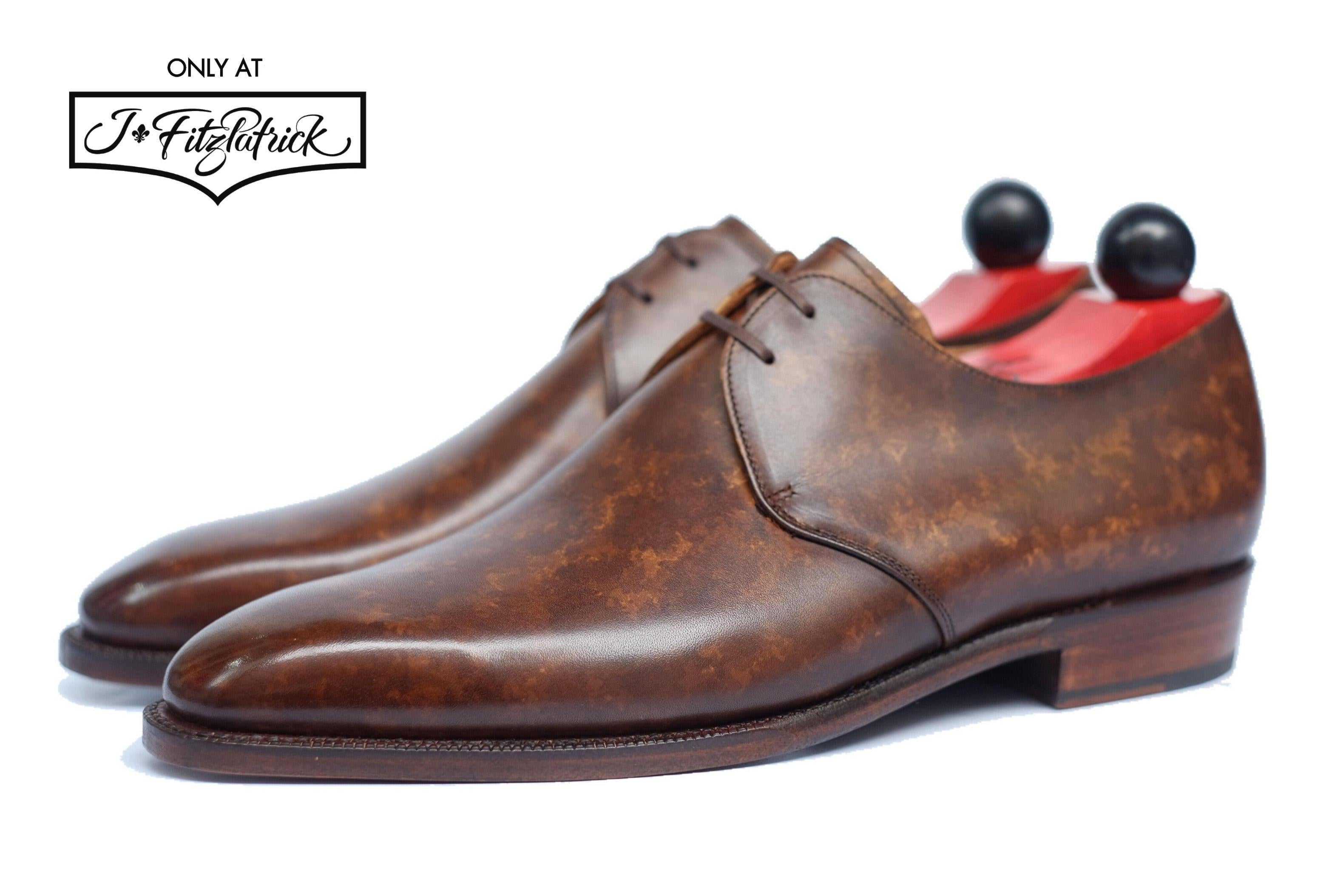 Fremont - Copper Marble Patina-Two Eyelet Derbies-J.FitzPatrick Footwear