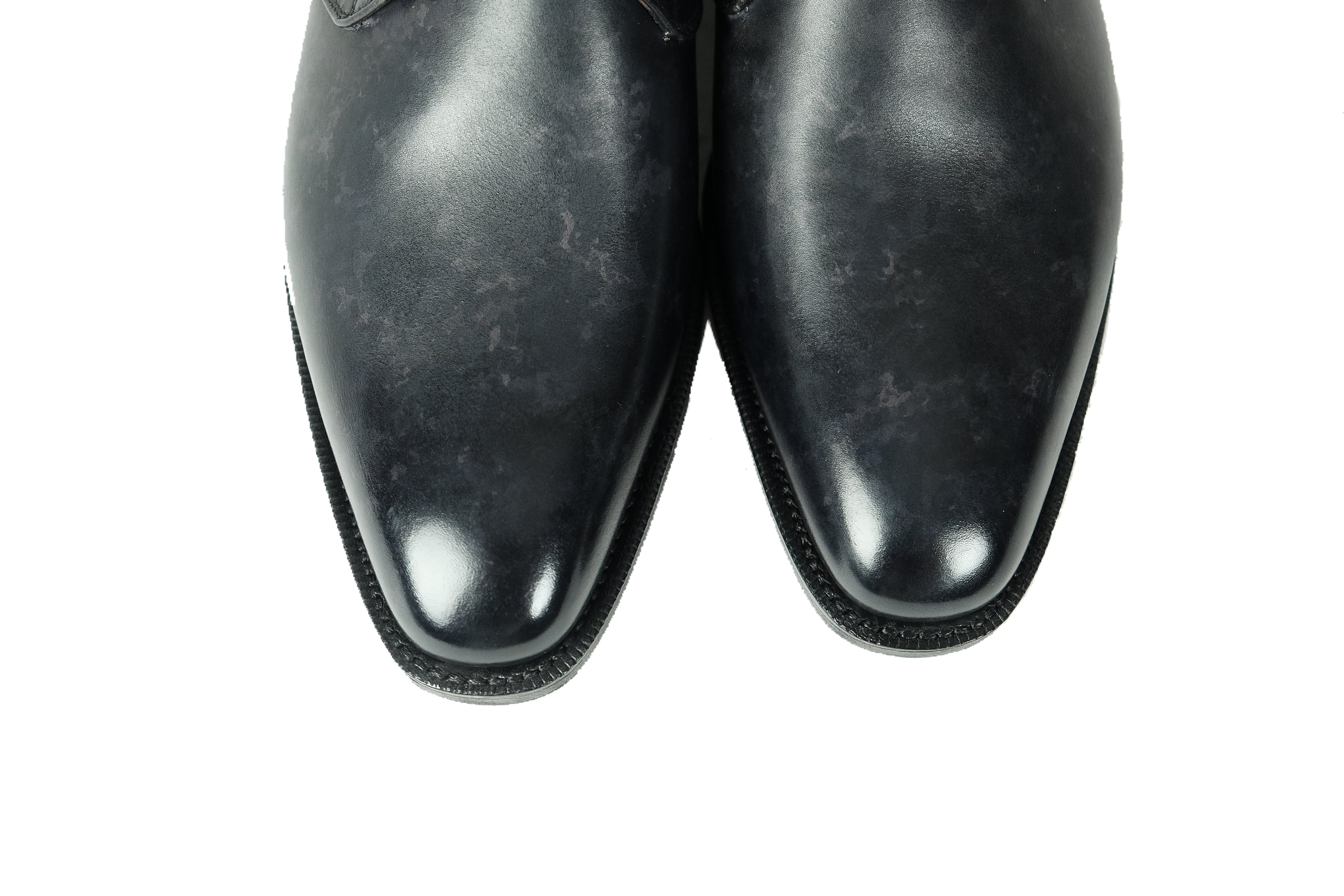 Fremont - MTO - Black Marble Patina-Made To Order Derbies Derby Two Eyelet-J.FitzPatrick Footwear